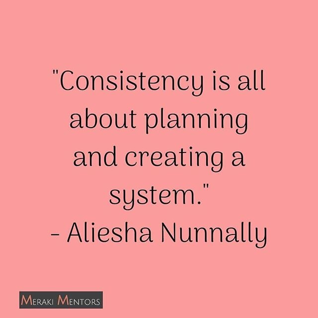 Monday means it's a new week! Have you been thinking about building more consistency into your routine? Struggling with plan development? Our latest episode with @alieshiasadventures tackles just that.
.
.
.
.
.#merakimentorspod #merakimentorspodcast