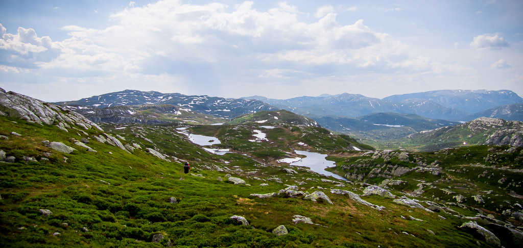A view from Lifjell, Bø i Telemark, Norway
