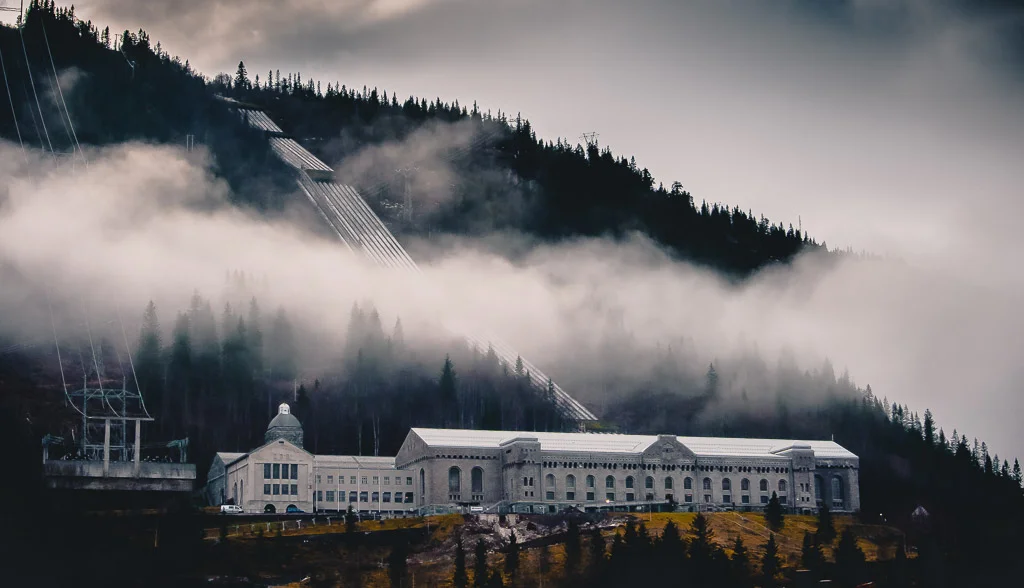 Norwegian Industrial Workers Museum Rjukan, Tinn, Norway. Vemork power station