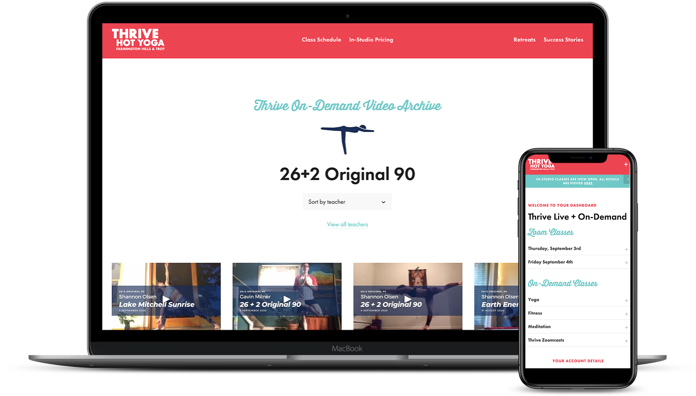 Online Membership — Intro — Thrive Hot Yoga