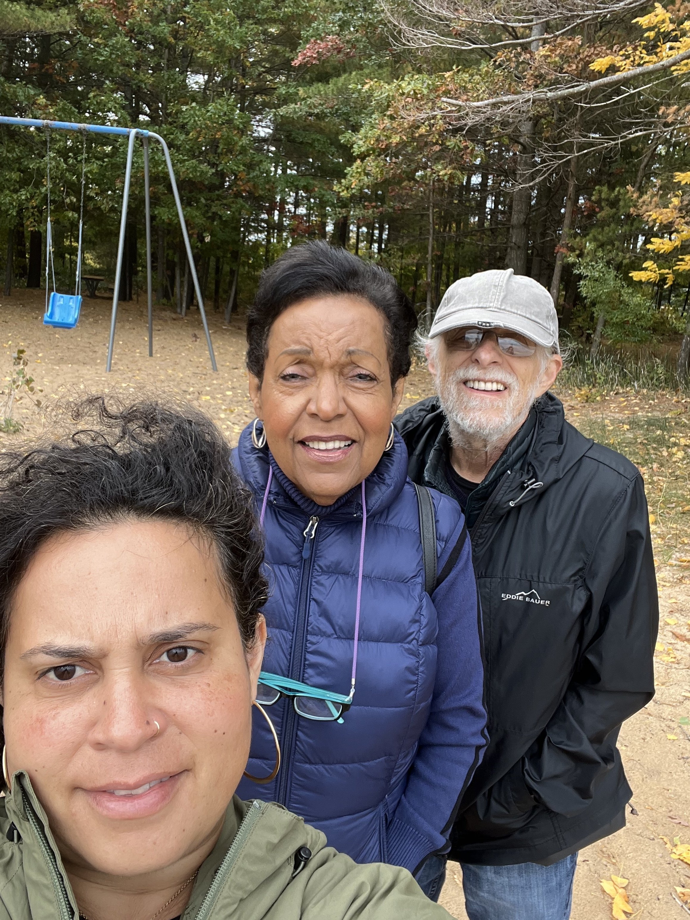 With my parents in Northern Michigan