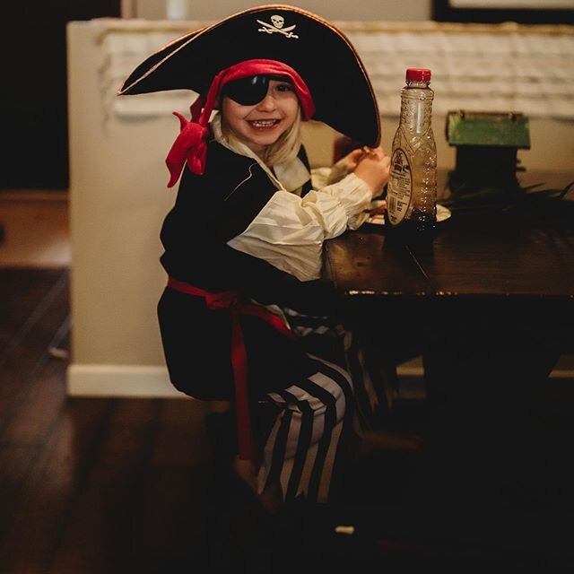 Had breakfast with a pirate. How&rsquo;s your day going?