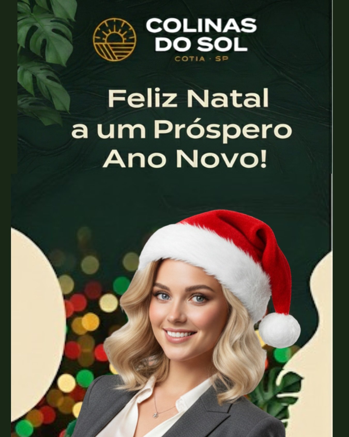 Neste Natal, o Colinas do Sol deseja que a sua casa seja preenchida de luz, amor e momentos inesquec&iacute;veis ao lado de quem voc&ecirc; ama. Que o esp&iacute;rito natalino renove as esperan&ccedil;as e fortale&ccedil;a os sonhos que est&atilde;o 