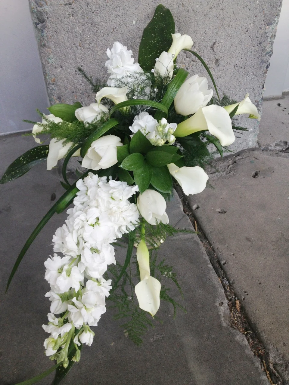 Calla lily bridal bouquet