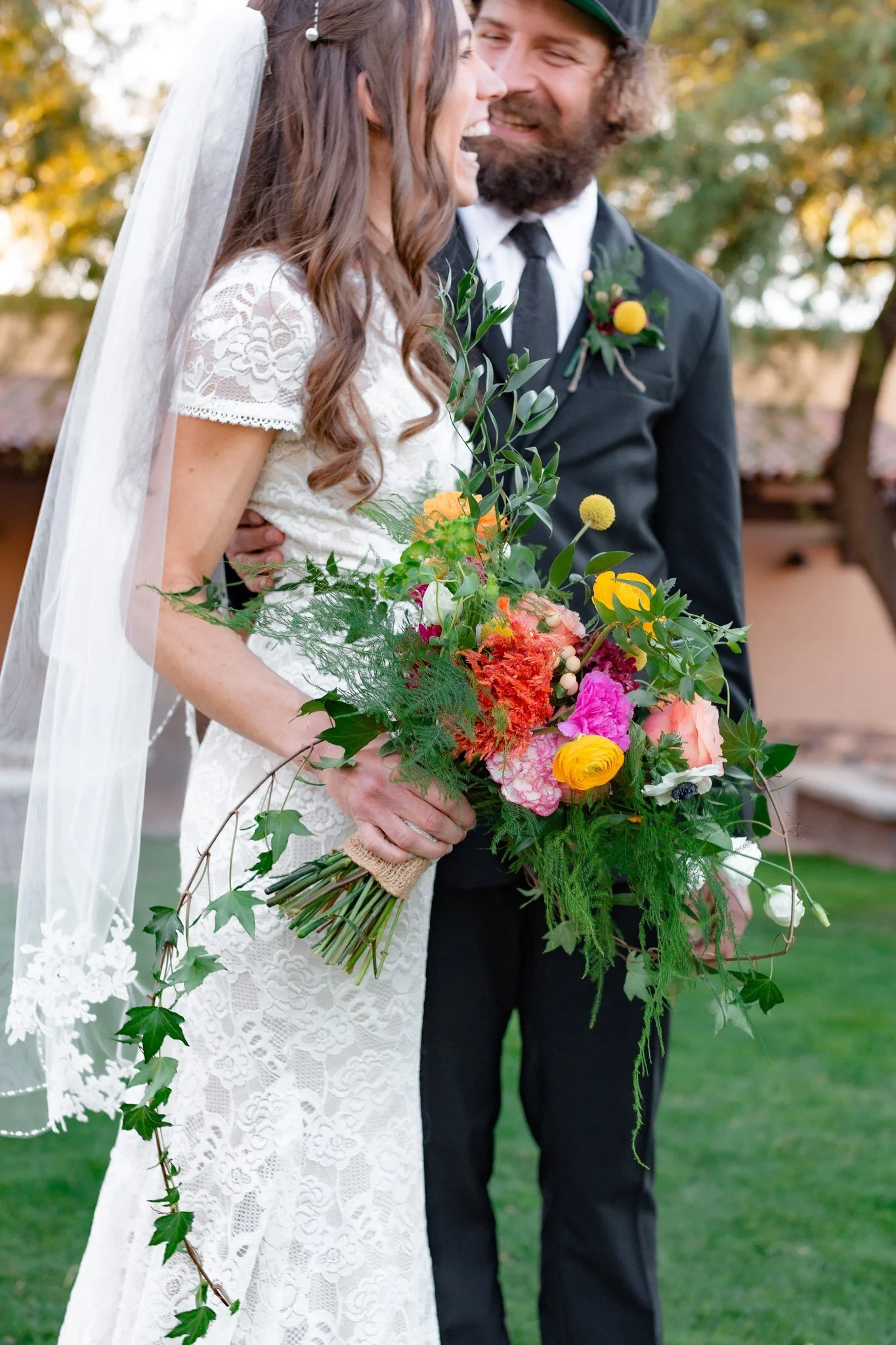 Cascade bridal bouquet