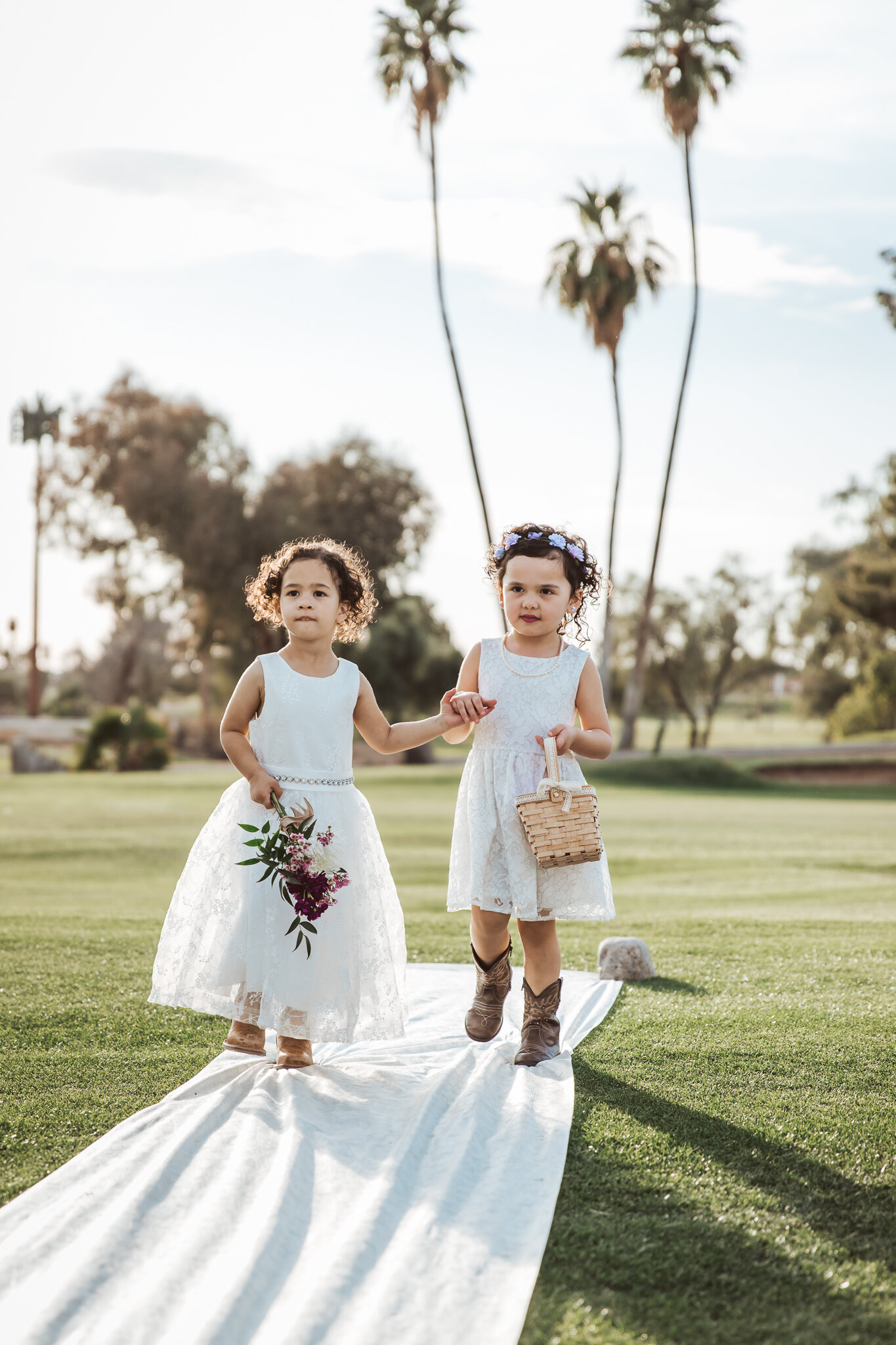 walking down the aisle