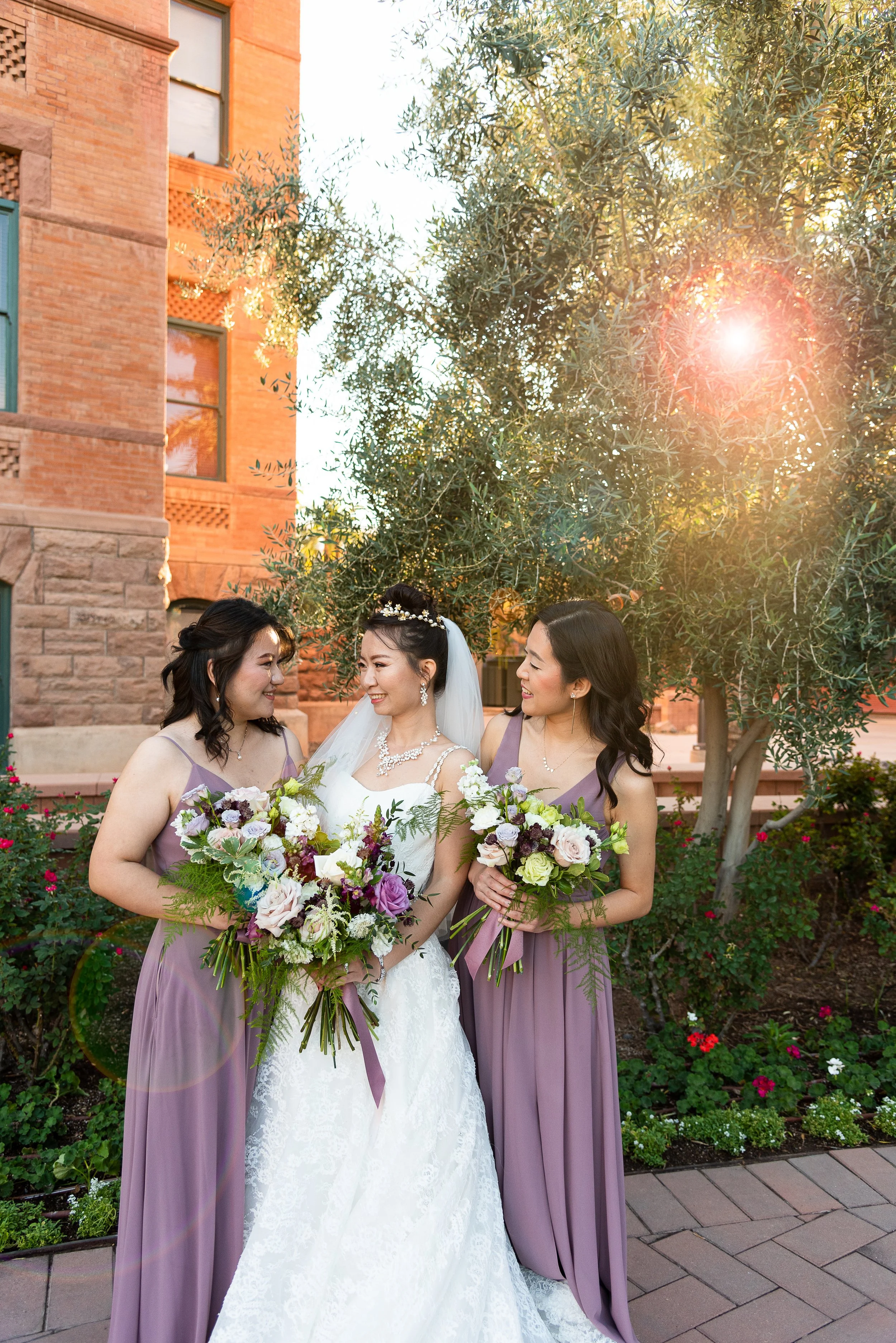 picture of bride and bridesmaids