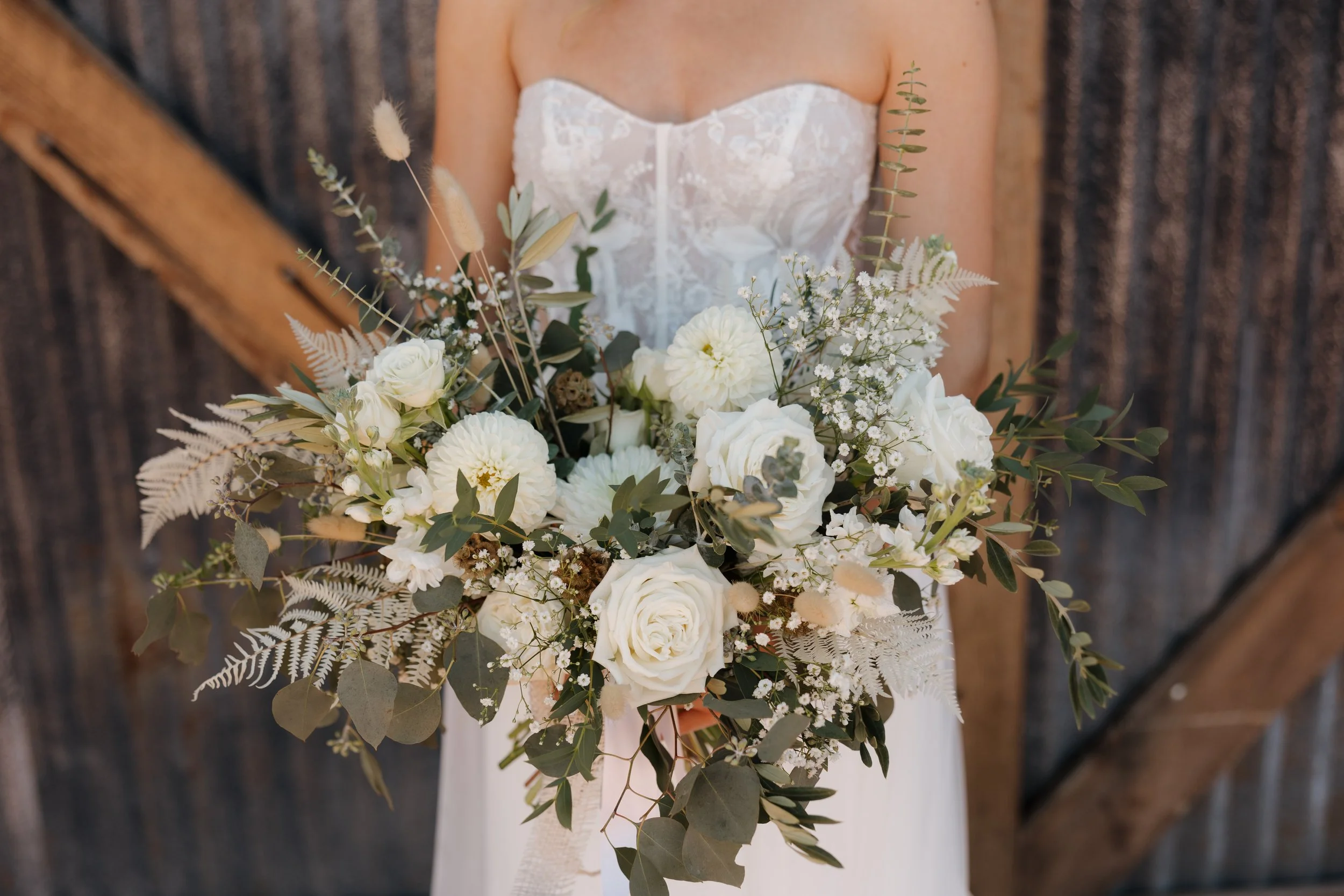 Western chic bridal bouquet