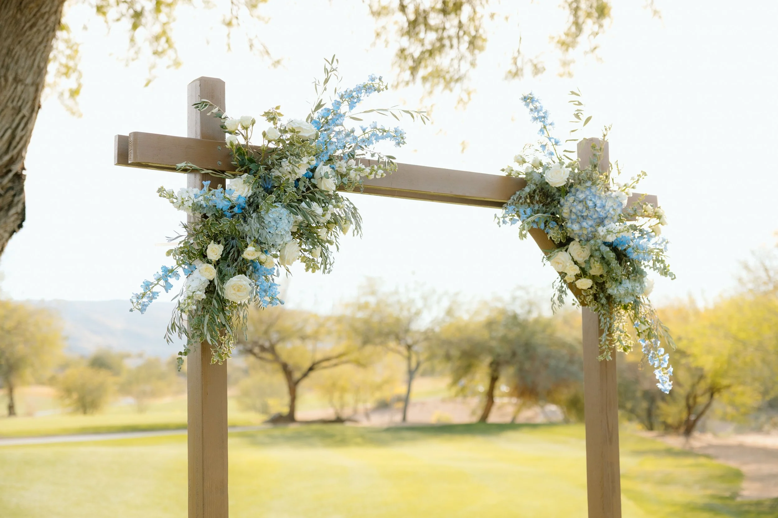 Rustic Romantic Wedding Arch