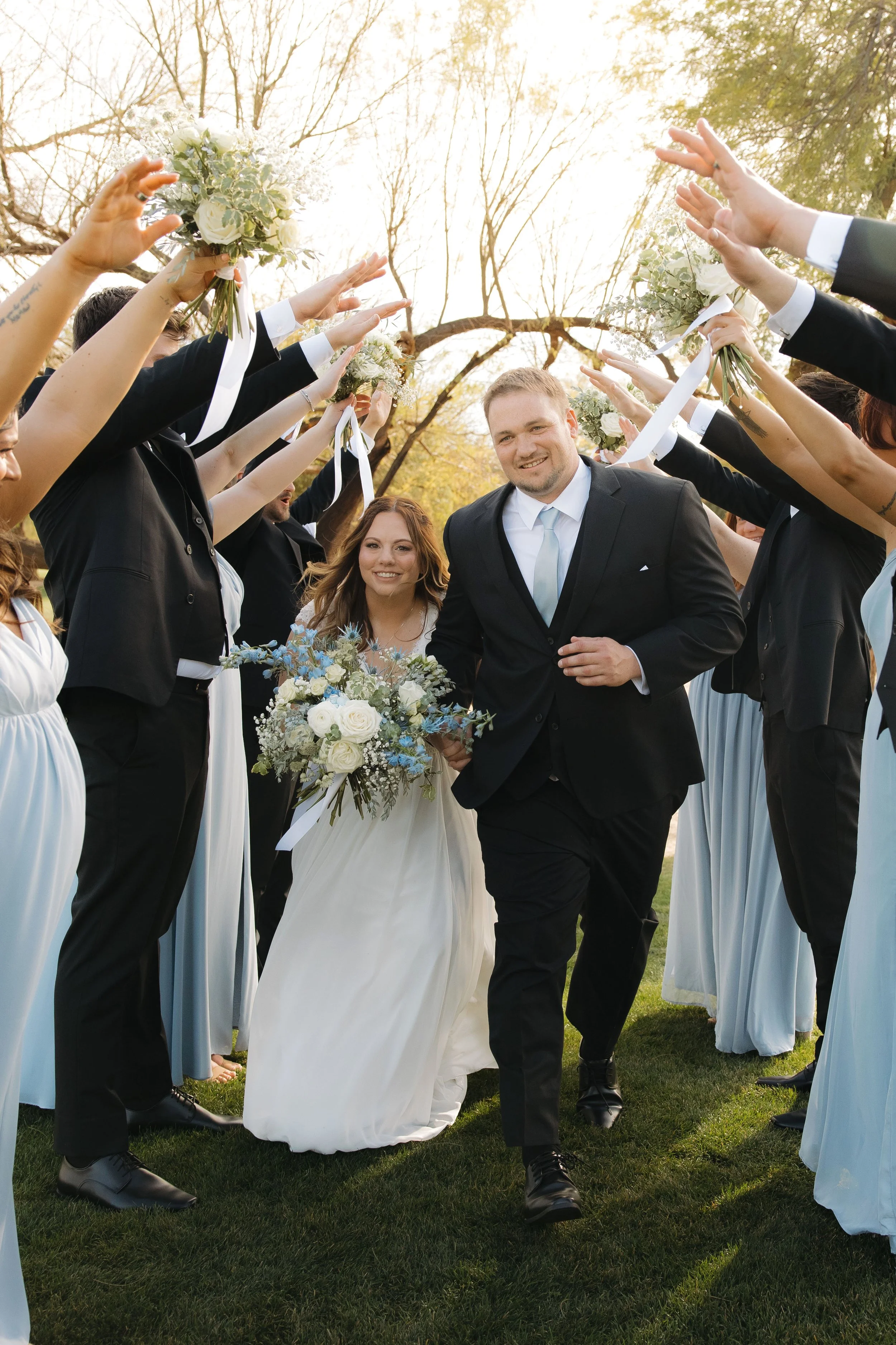 Bride and Groom exit