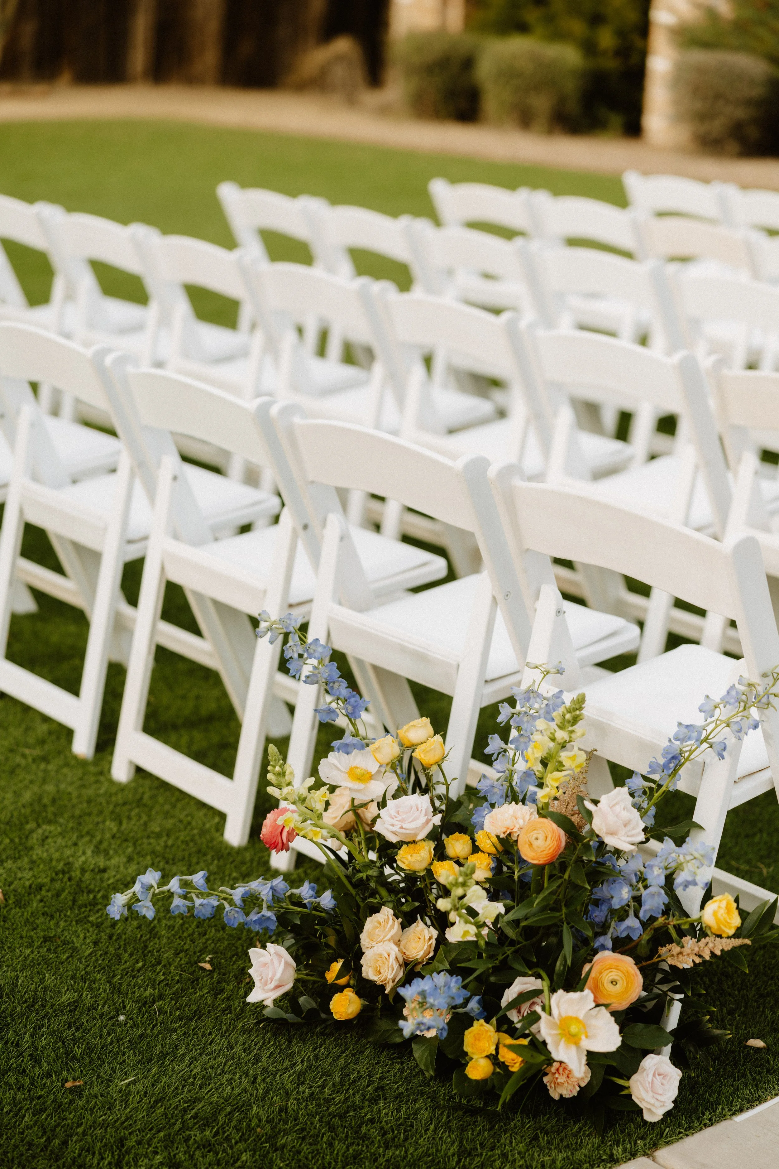 Gorgeous Aisle Flowers
