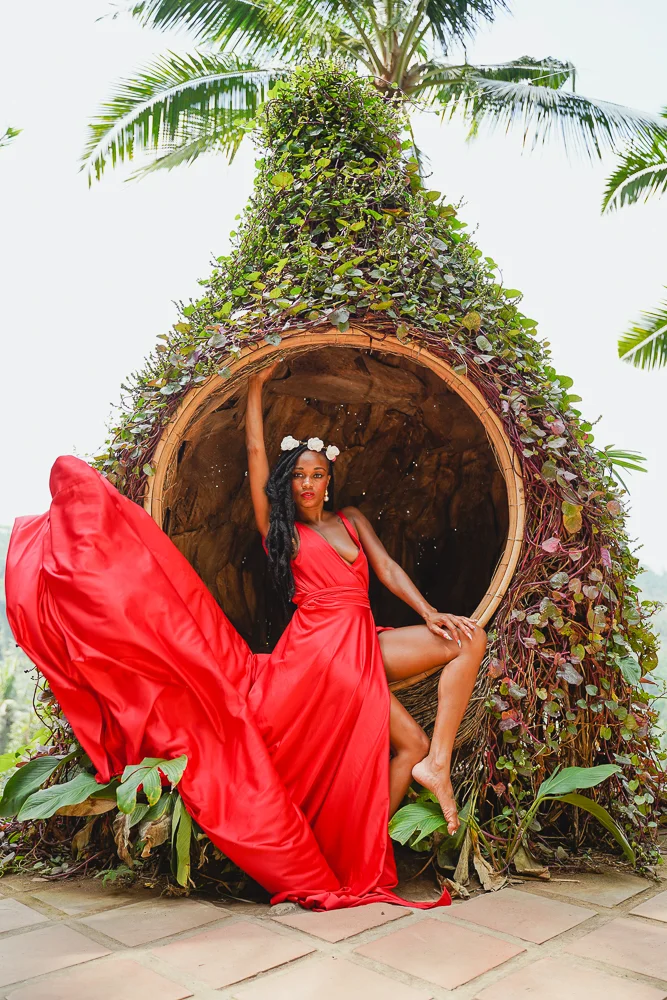 Bali dramatic dress rental  Luxe Tribes Payments.