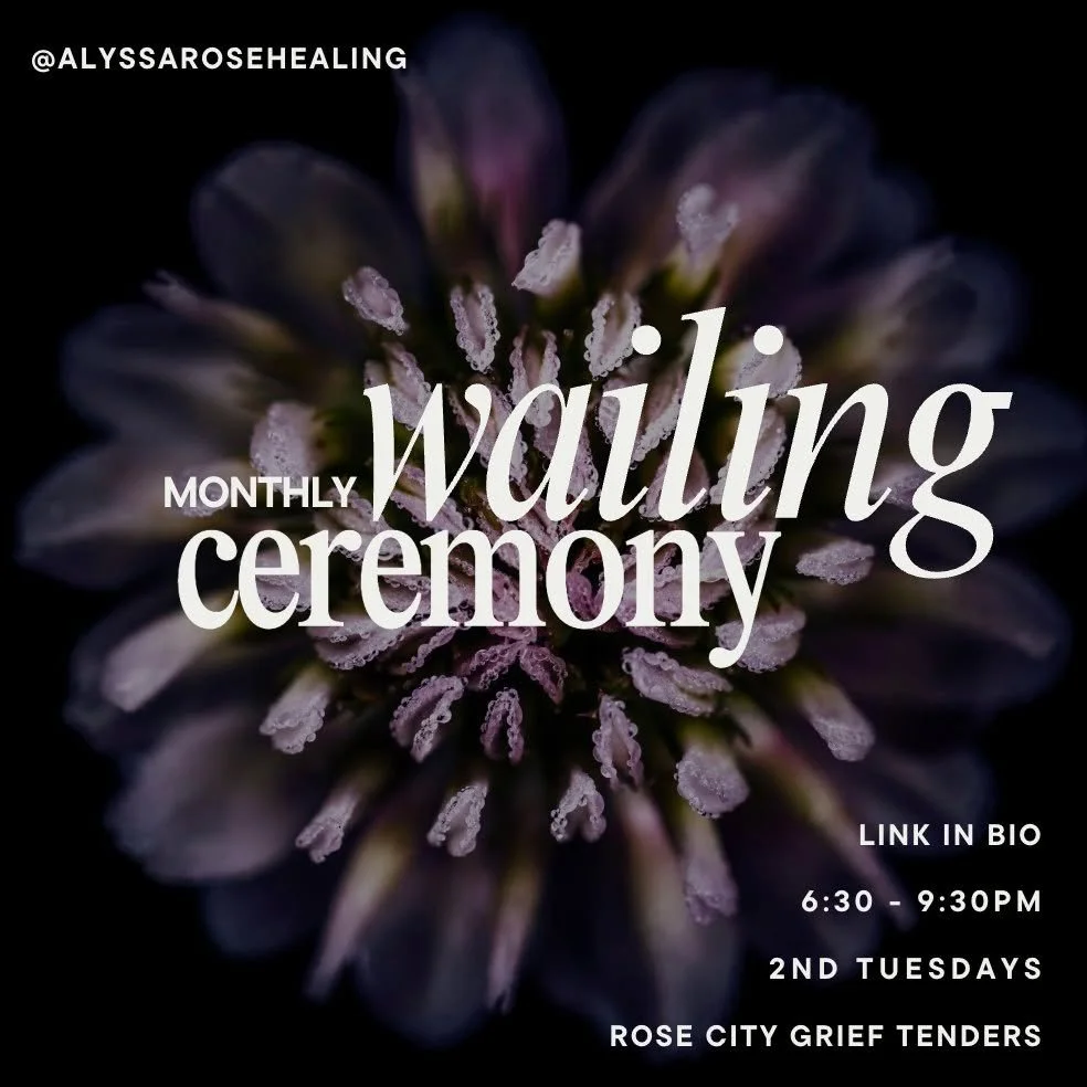 Grief is not meant to be carried alone.
It needs space to move, to be heard, to breathe.

Each month, we create that space together&mdash;
a sanctuary where tears, wails, and silence are all welcome.

You don&rsquo;t have to know what will come out.

