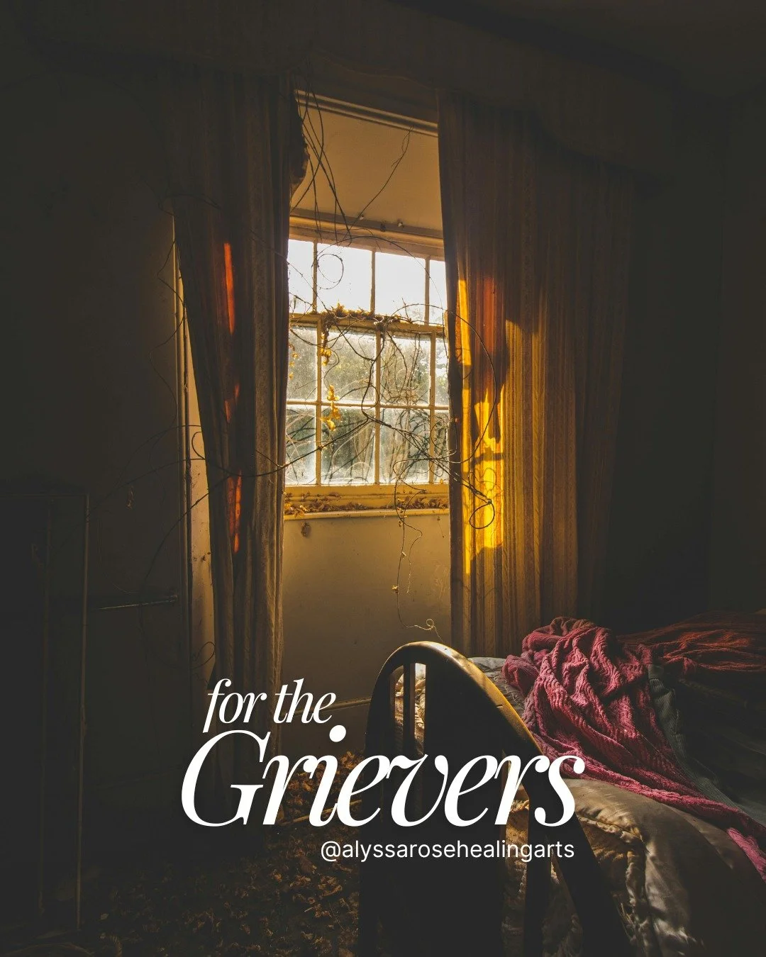 To grieve the world is to love her deeply.
We can&rsquo;t stay numb and call it strength.
We can&rsquo;t look away and call it peace.
Grief is the price of our aliveness &mdash; the proof that we still feel.. that we still care.

In For the Griever, 
