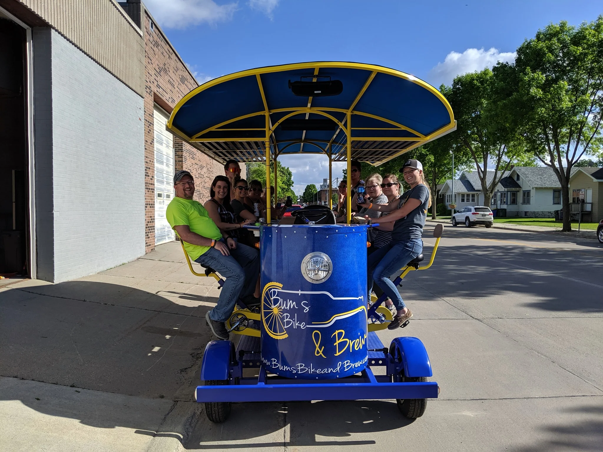 bums bike and brew