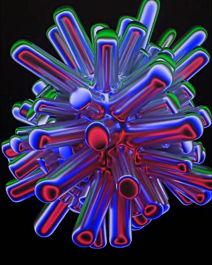 Mucroniform. Swipe for wireframe. #daily #3d #animation #vray #3dsmax