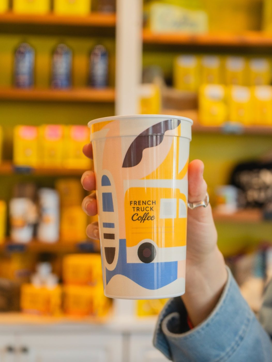 French Truck Coffee Mardi Gras Cup