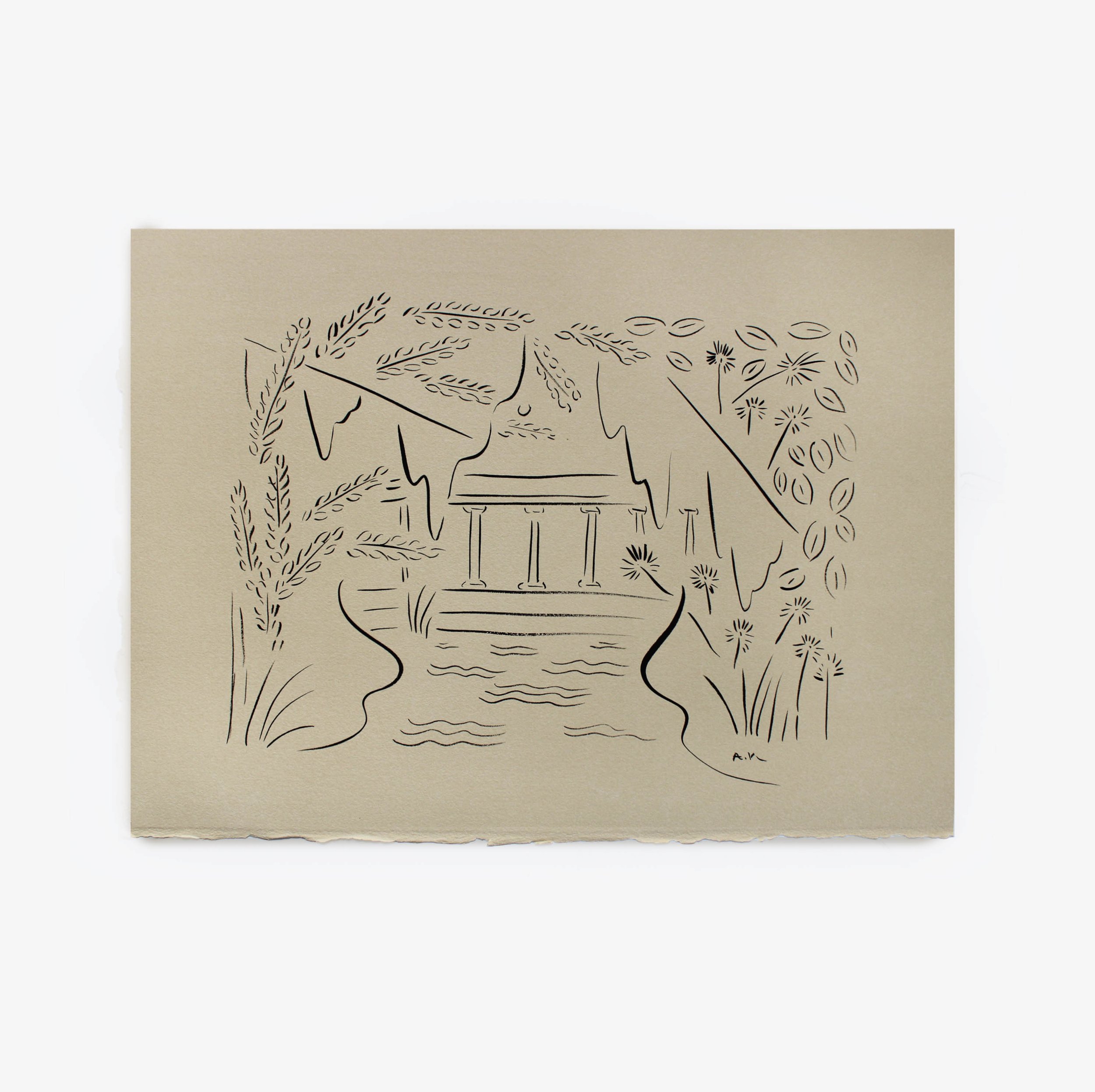 City Park peristyle drawing