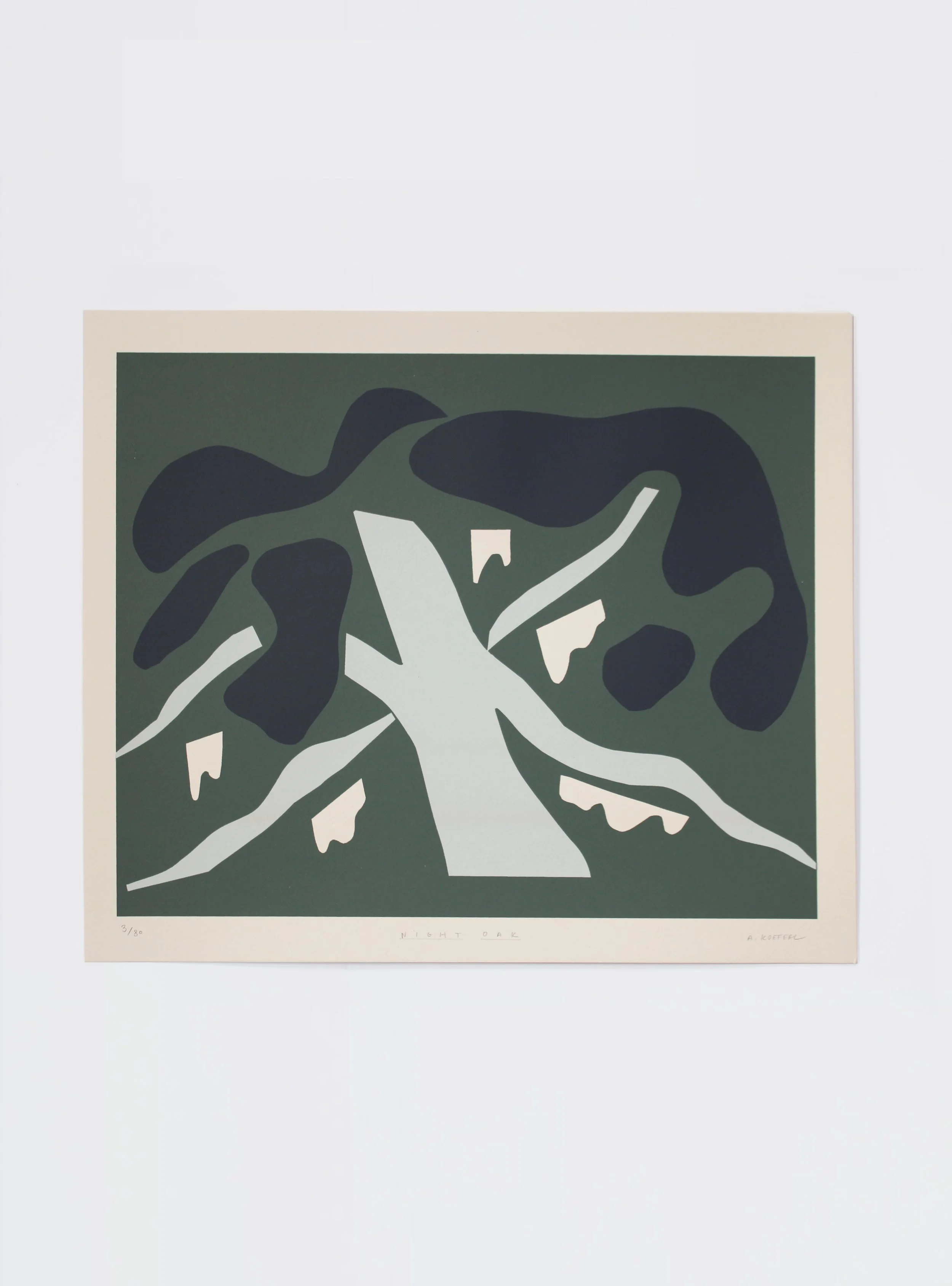 Night Oak // Limited Edition Screenprint