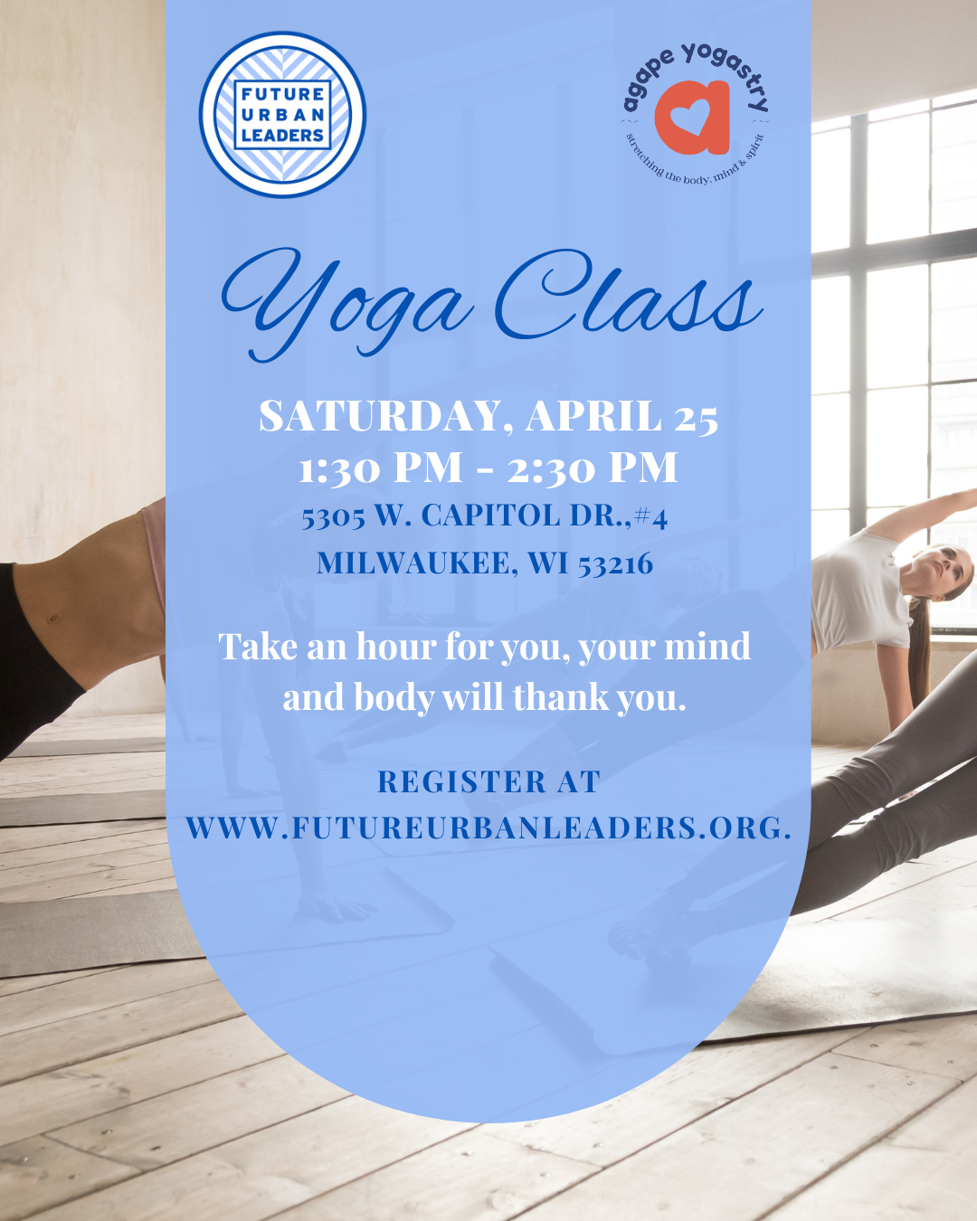 Yoga Class with AGAPE Yogastry