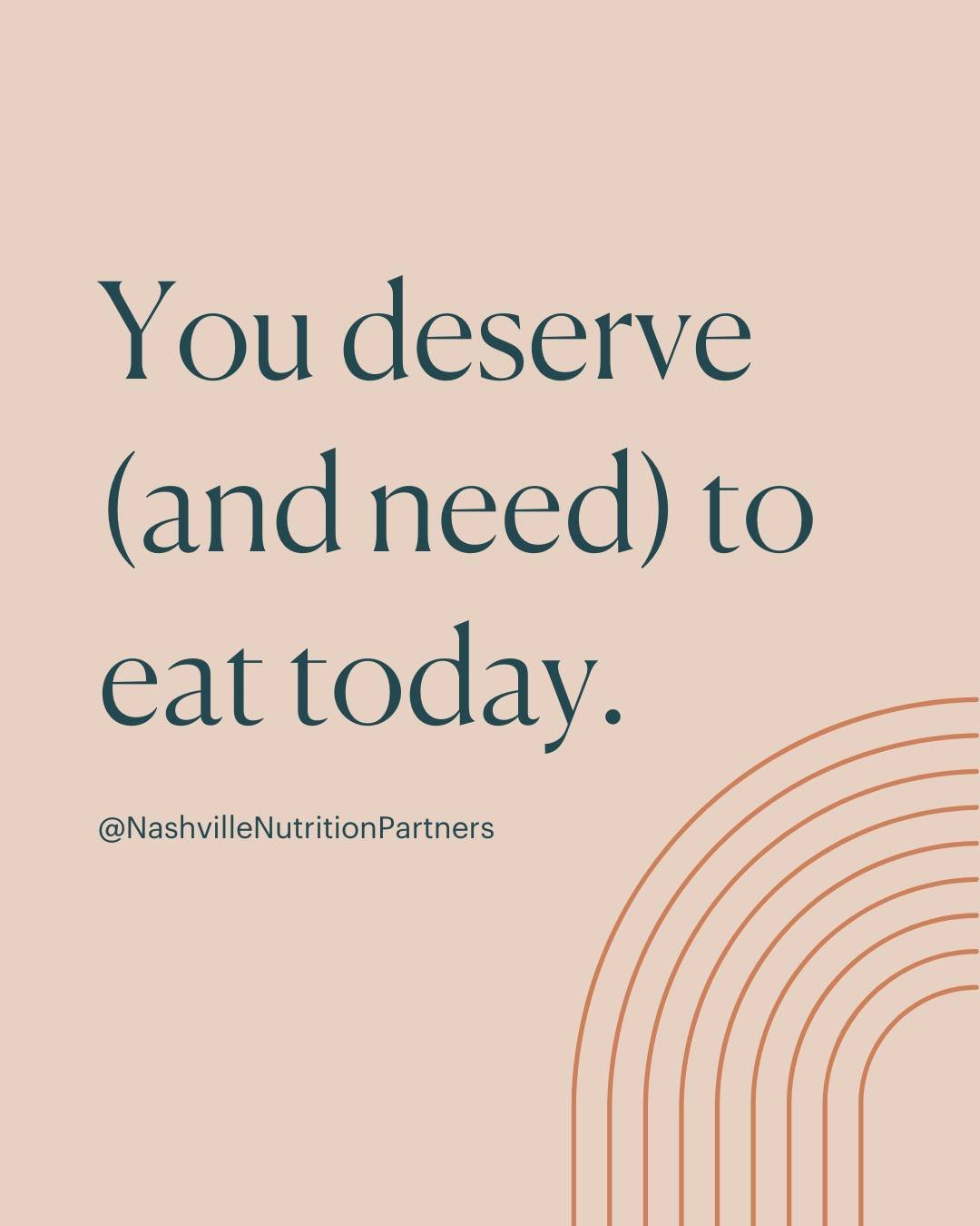 Friendly reminder 🫶🏻 You deserve (and need) to eat today (and every day.) No matter what, or how much you ate yesterday.

#nutritiontips #dietitianapproved #haes #nondiet