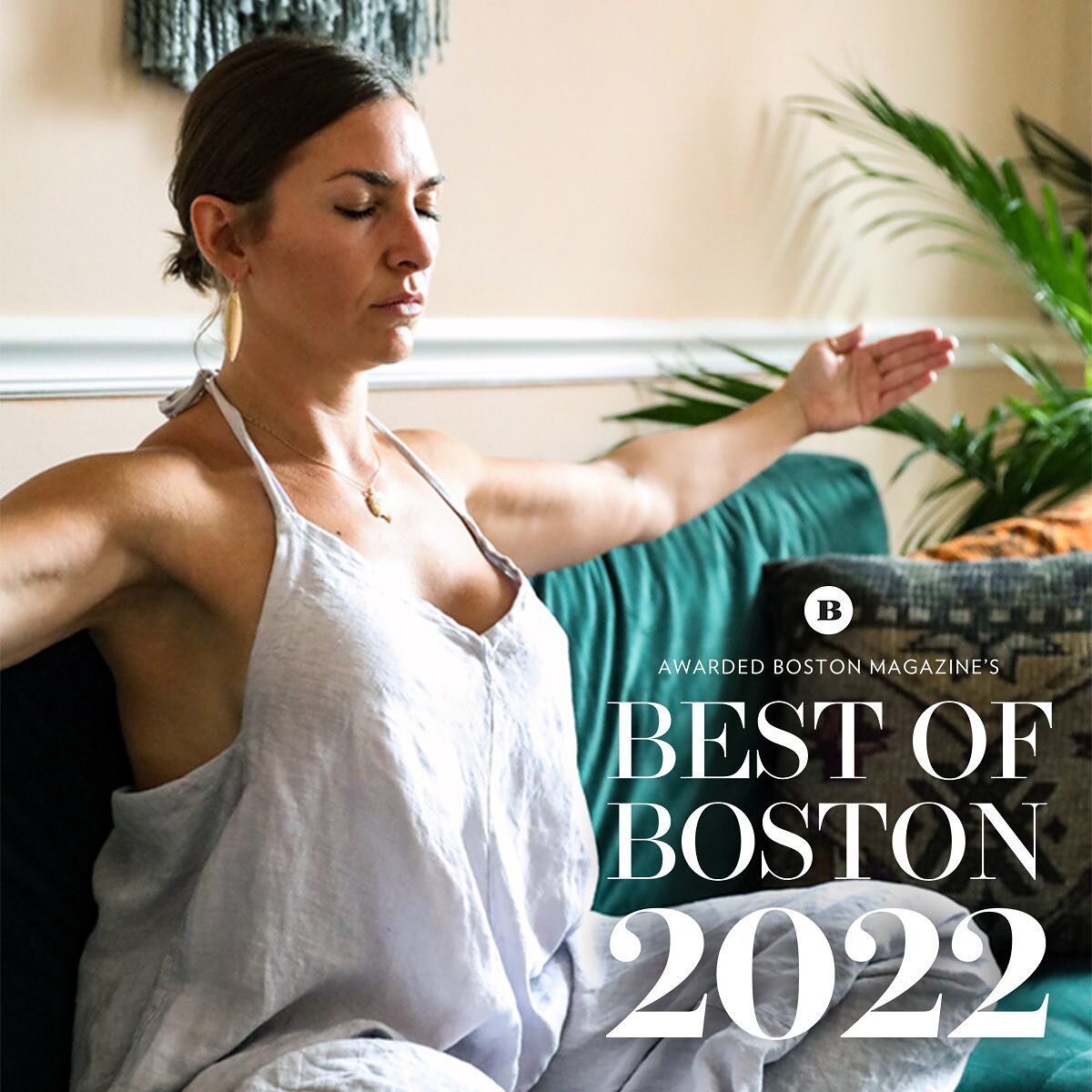 Best of Boston 2022
✨ Best Energy Healer ✨

First, I must say it is an honor to share Reiki each and every time.  I mean it wholeheartedly when I say I feel so lucky to be a witness to transformation and to be a part of anyone&rsquo;s healing process
