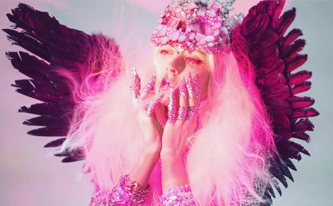 Musician Pompom has her claws out for her latest music video in our vintage ornate finger rings (via @pompommusic on Instagram)