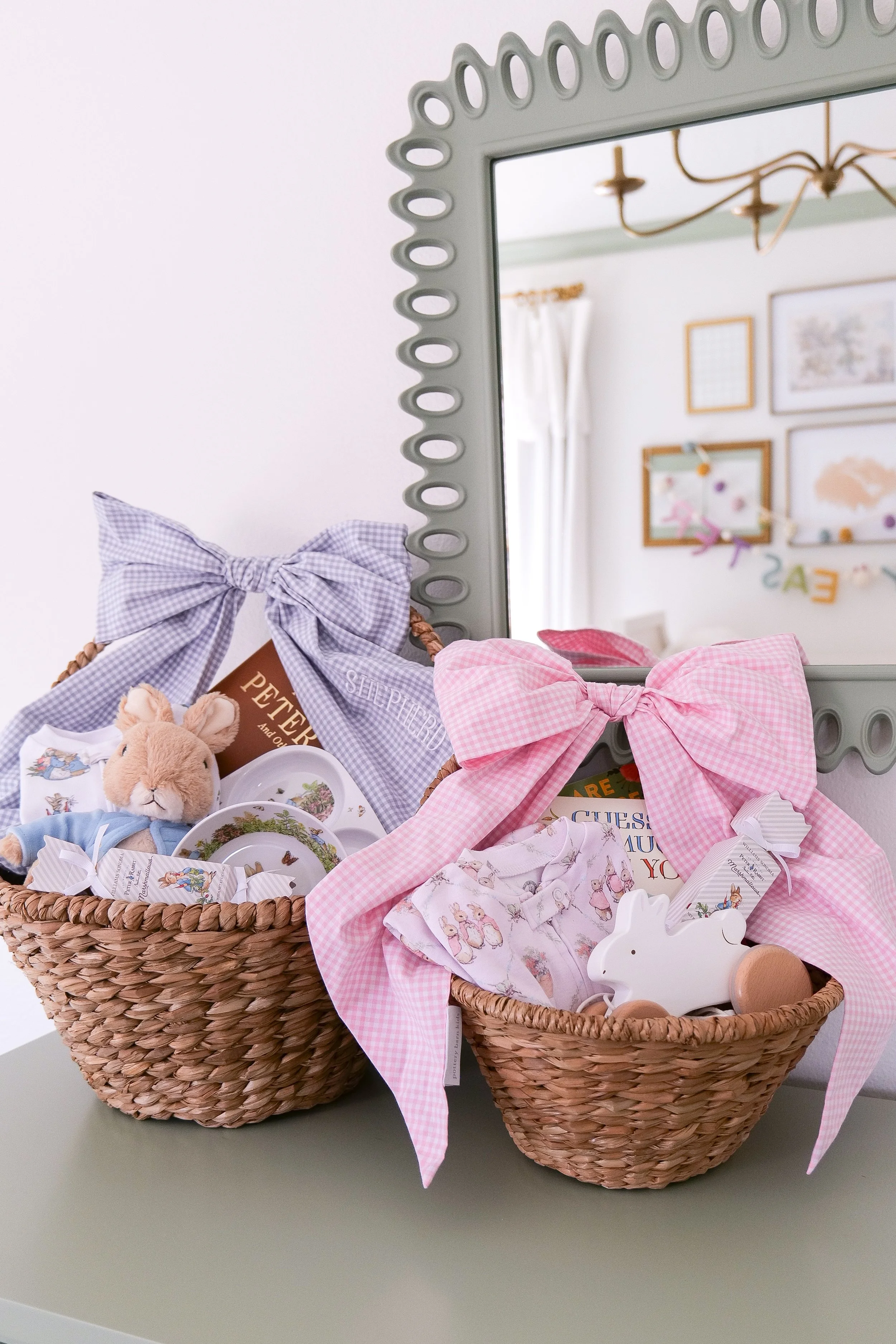 Spring-inspired Easter basket for kids filled with playful gifts and seasonal surprises.