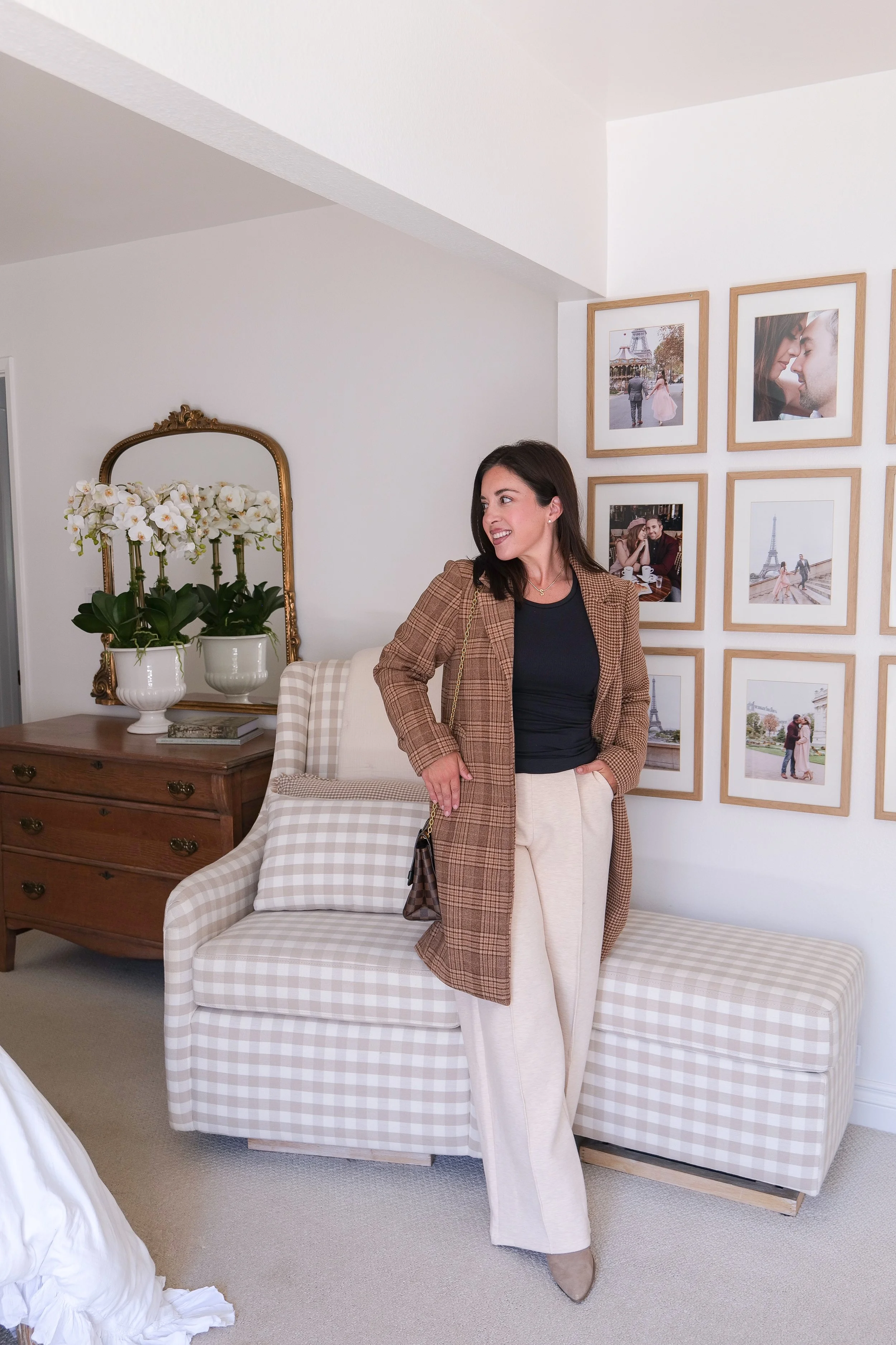 Minimal fall outfit styled with mix and match pieces