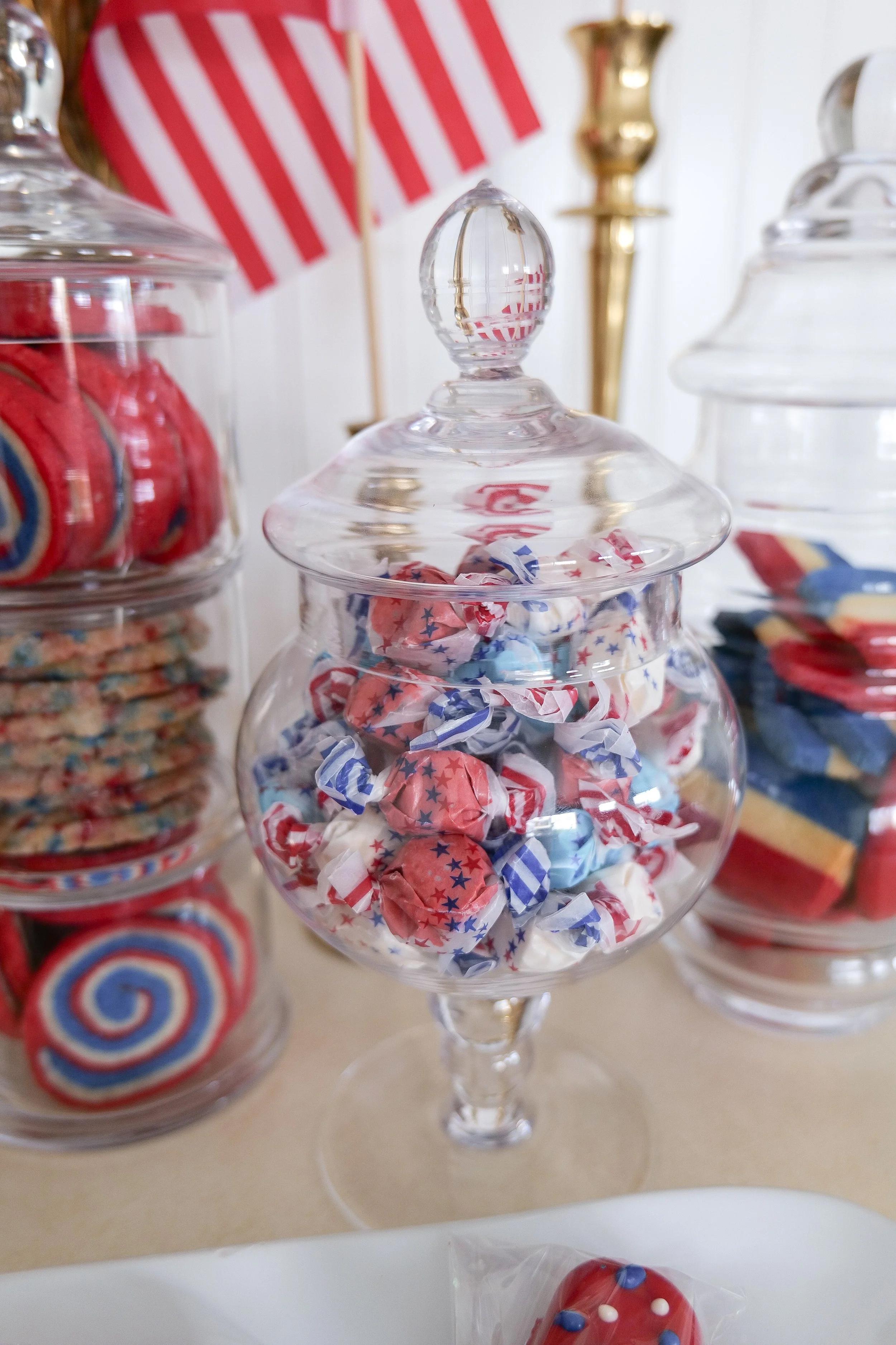 Patriotic tabletop styling for America's 250th celebration