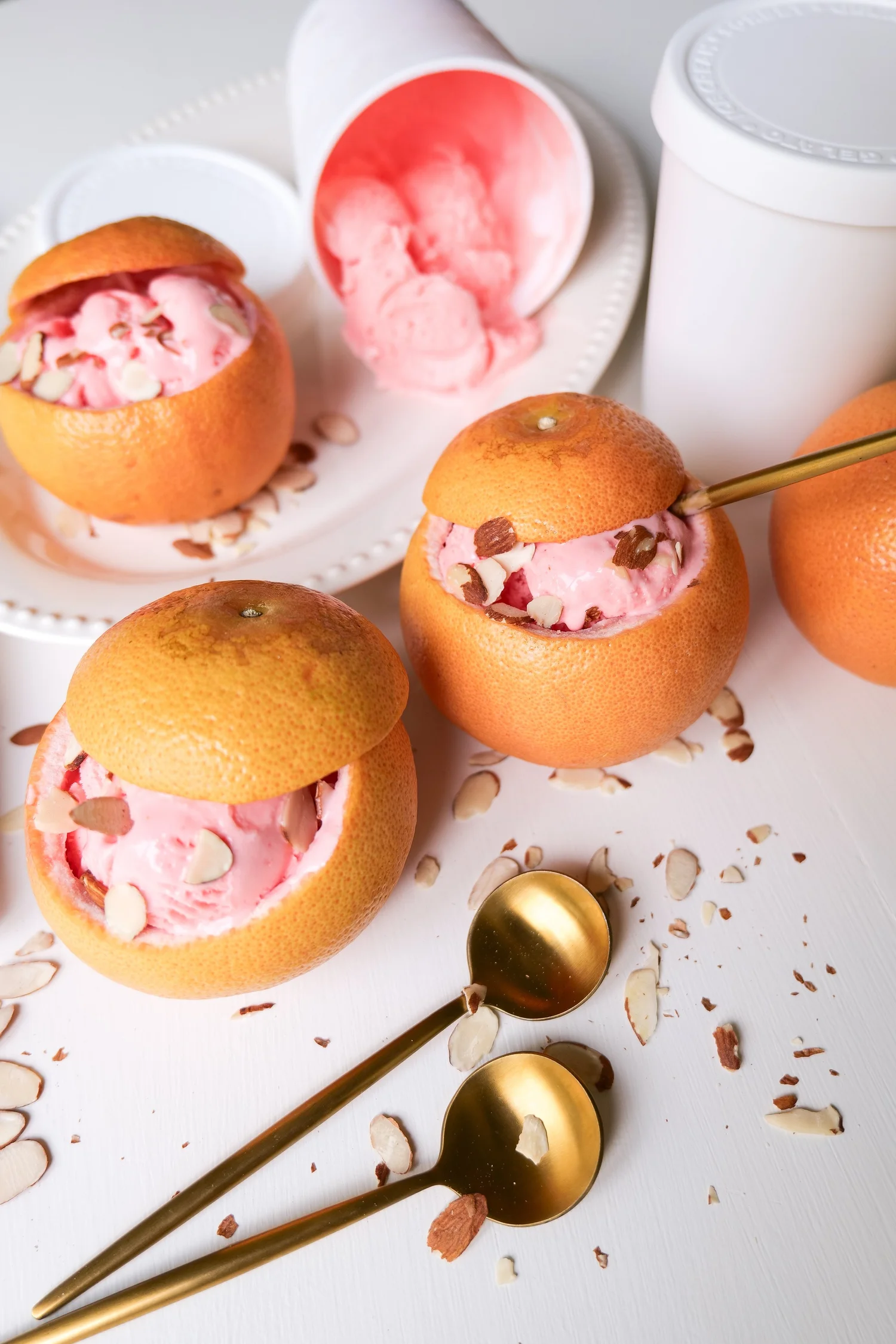 Delightful Almond Grapefruit Ice Cream Recipe — Amanda Warren
