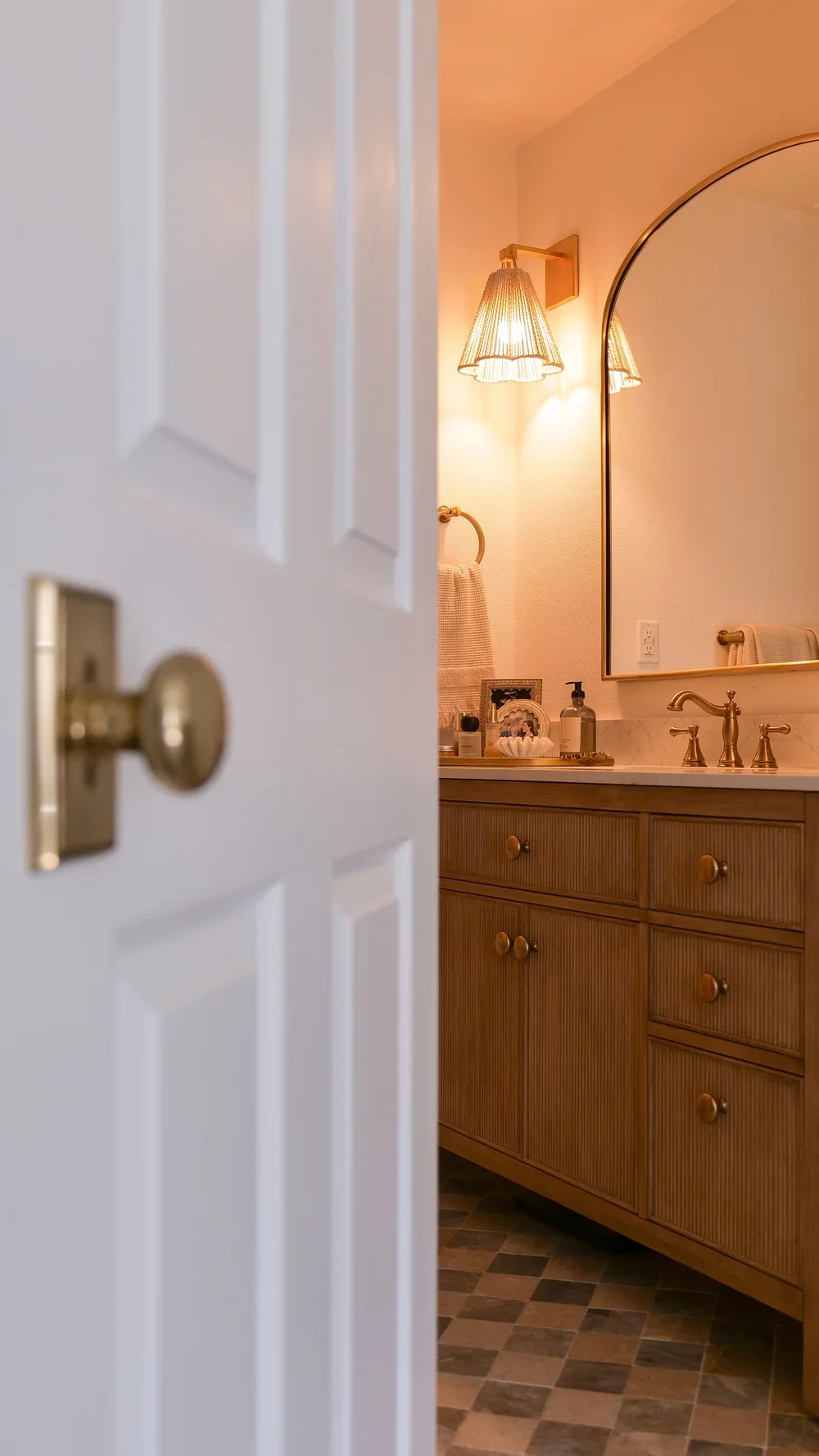 Our Small Bathroom Remodel: Coastal Style with a French Country Touch