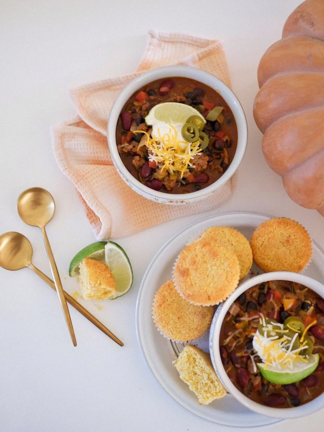 Hearty homemade ground beef chili for an easy freezer-friendly dinner.