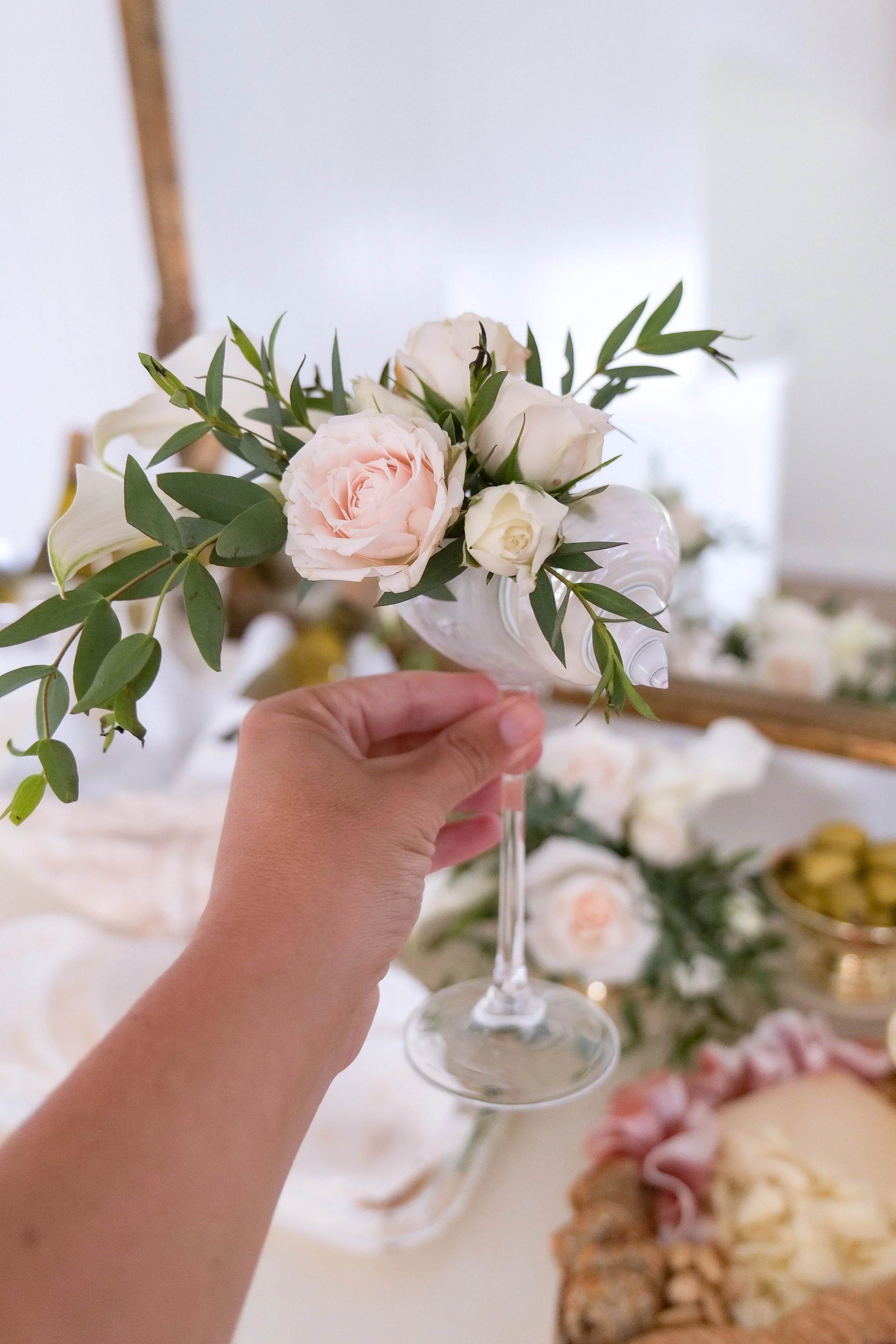 Coastal entertaining inspiration featuring a curated grazing table