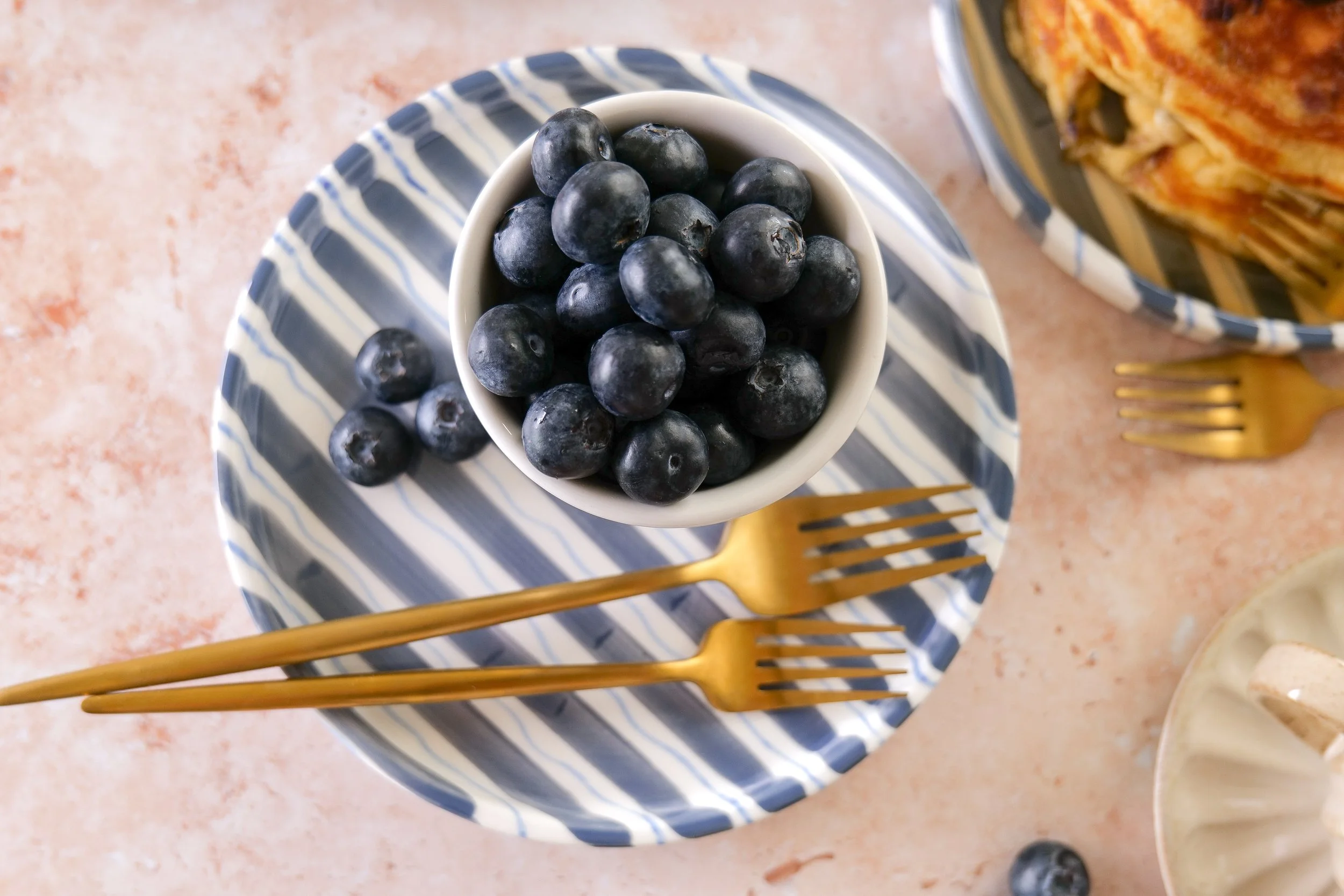 Easy blueberry sourdough pancakes served warm for a cozy breakfast recipe