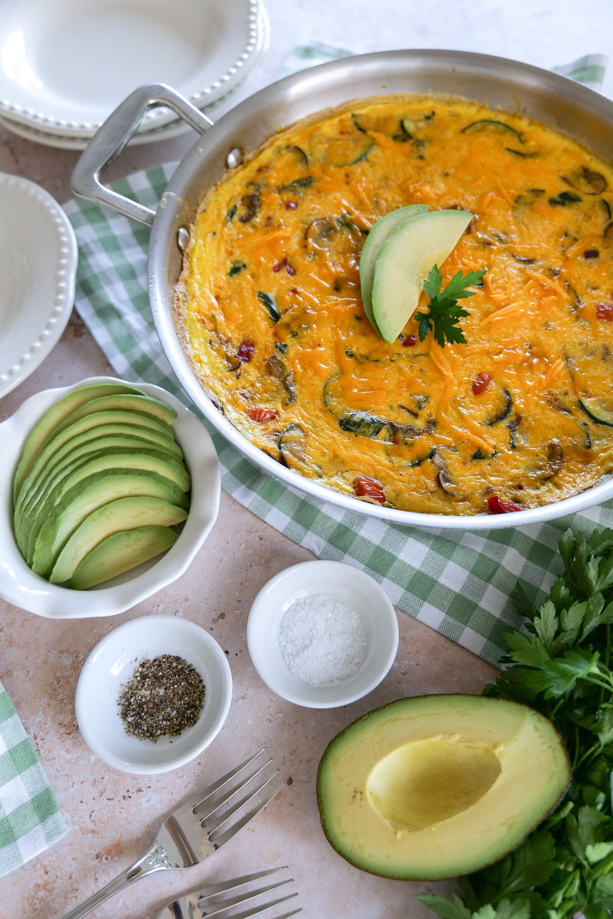 Easy vegetable frittata breakfast recipe perfect for busy mornings