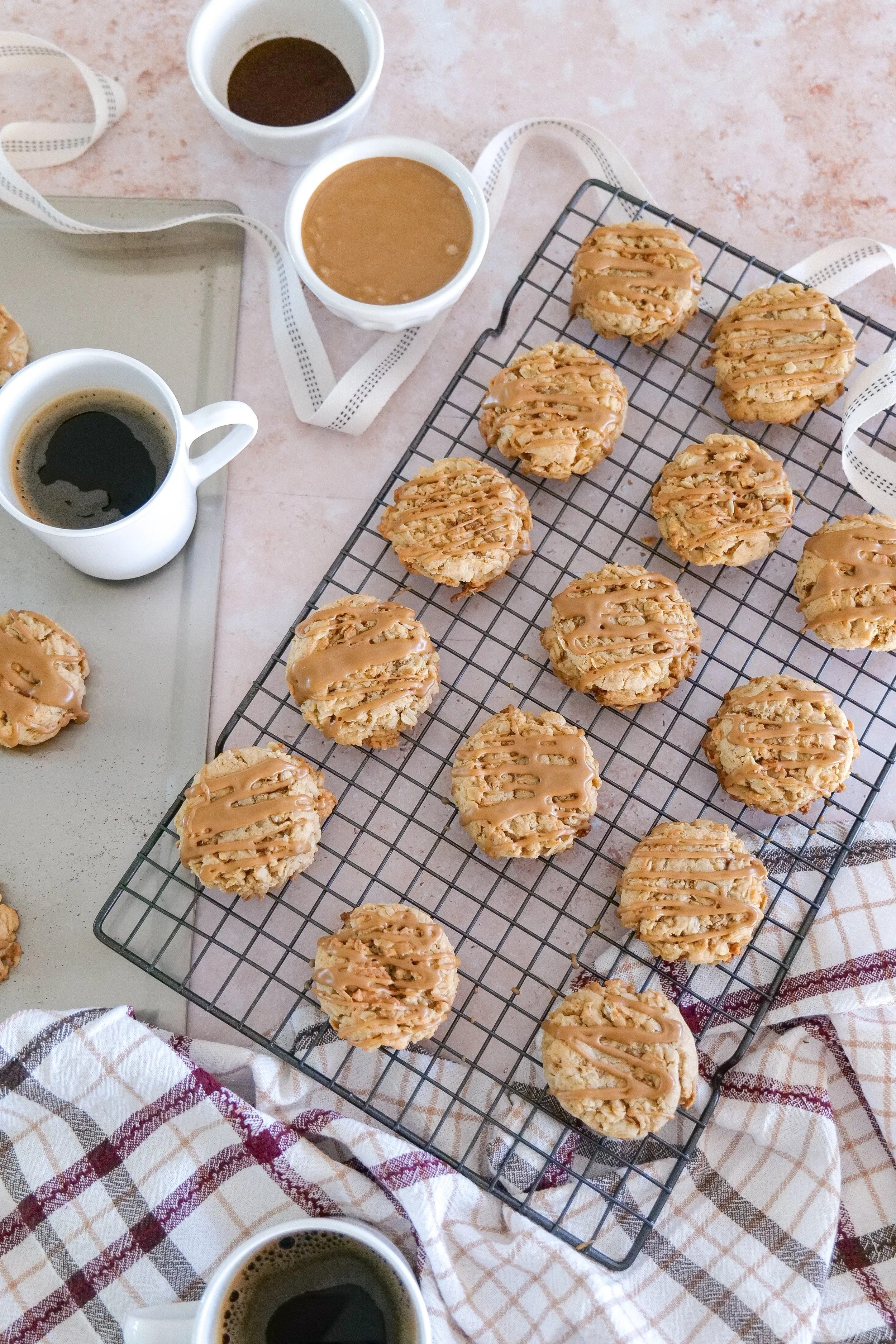 Soft and chewy homemade oatmeal cookies made with rich, nutty brown butter.
