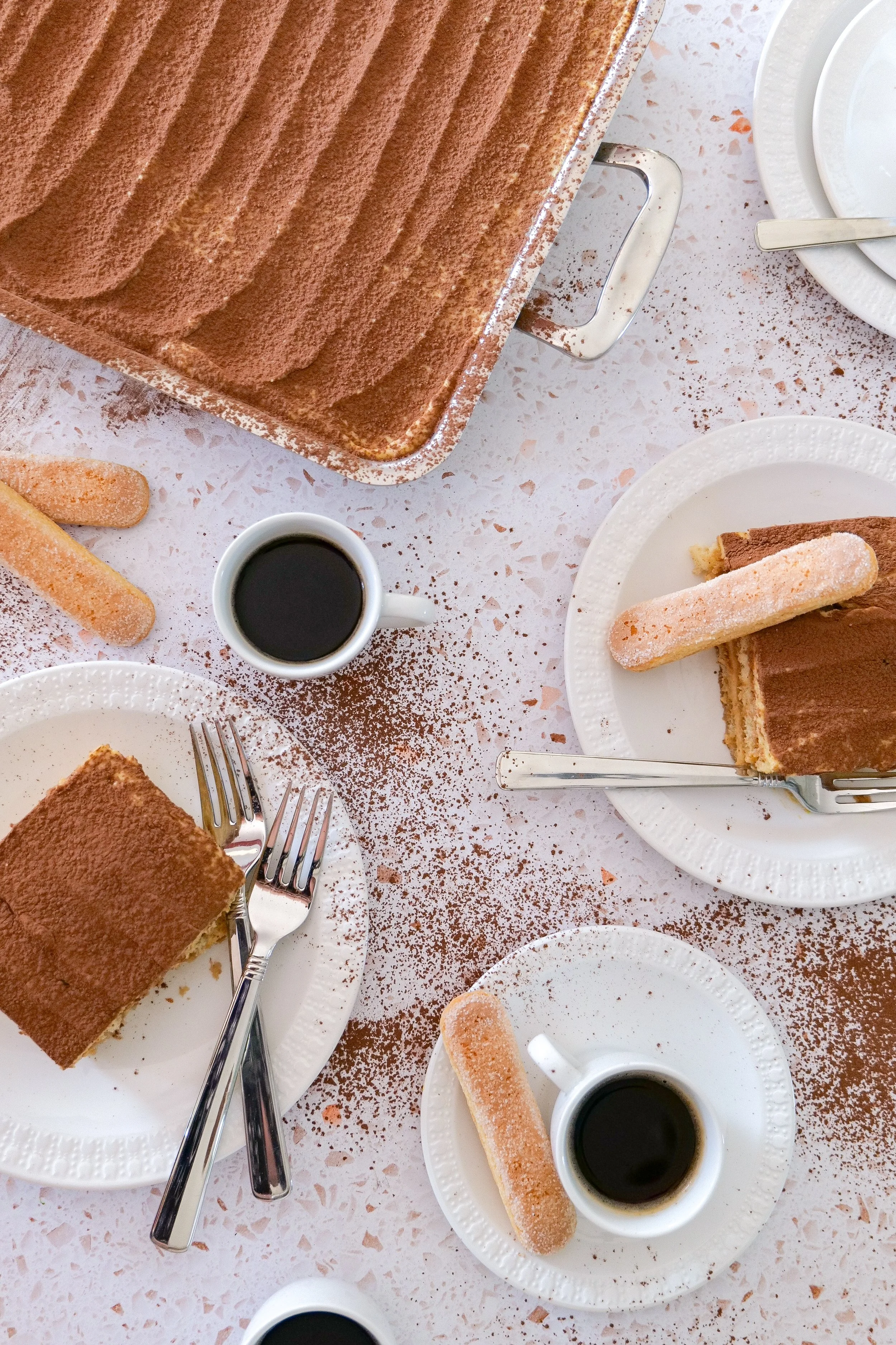 Easy pumpkin tiramisu made with espresso, mascarpone, pumpkin purée and warm fall spices.