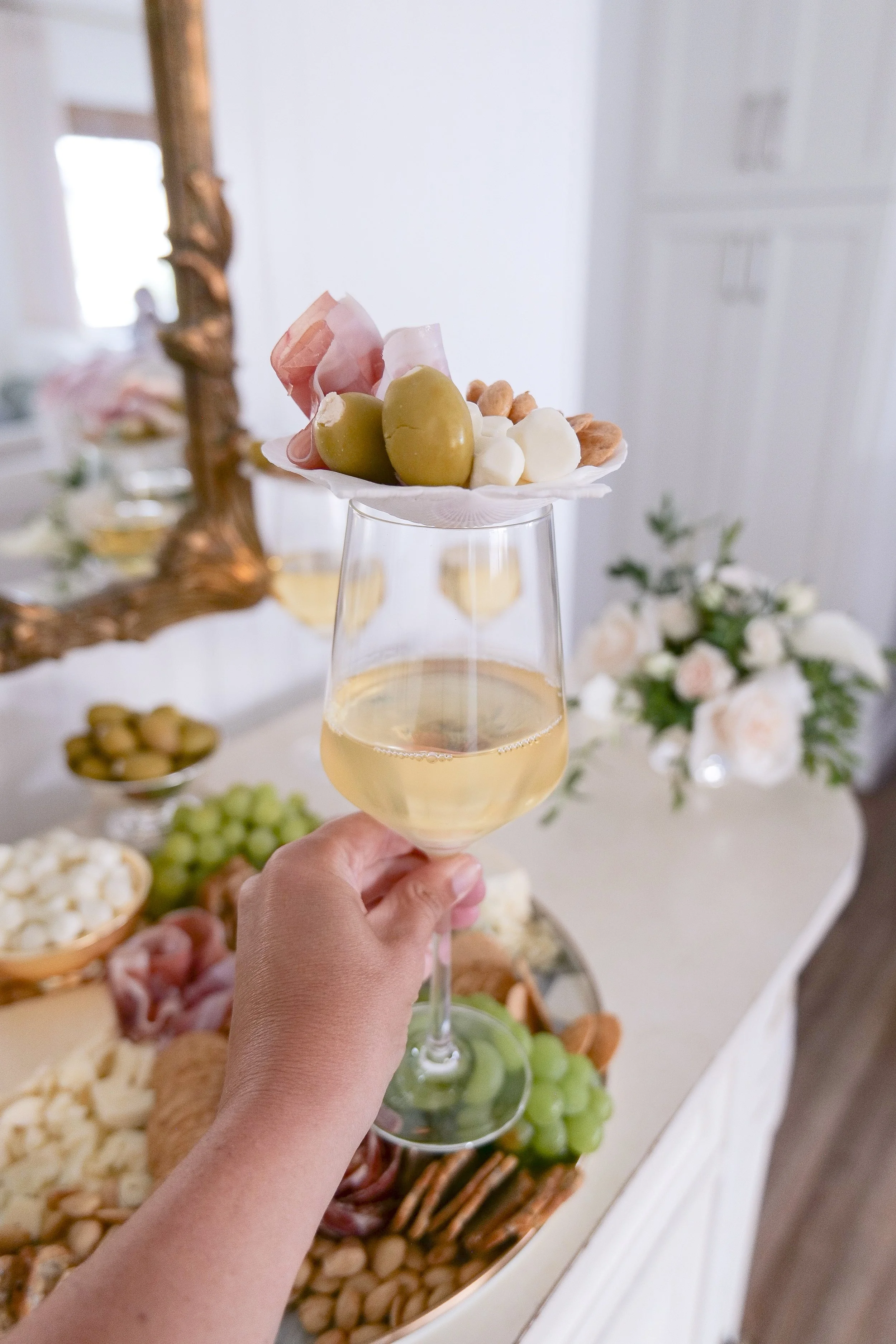 Justin Chardonnay served during a summer entertaining event