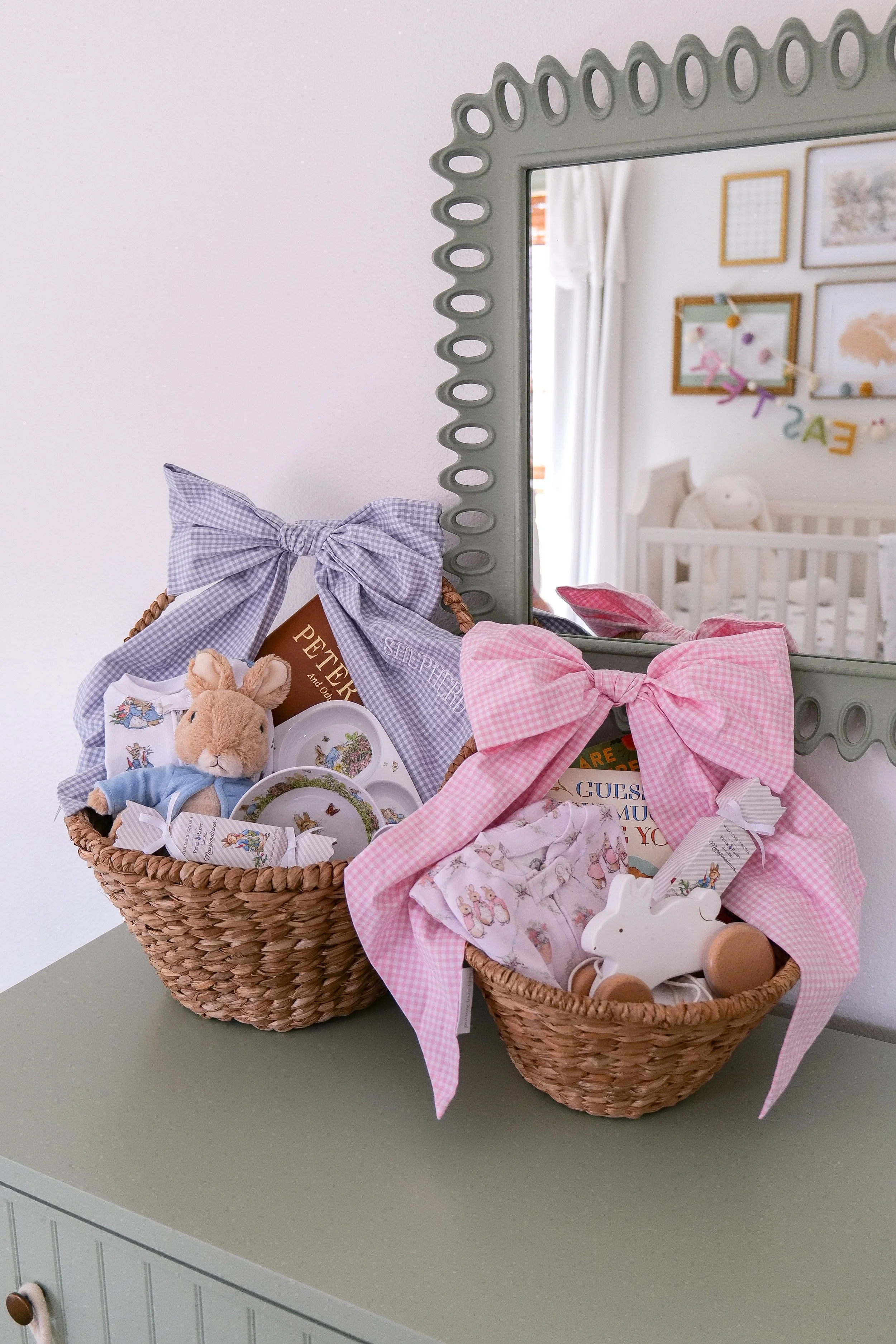 Soft stuffed animal included as a cuddly and classic addition to a child's Easter basket.
