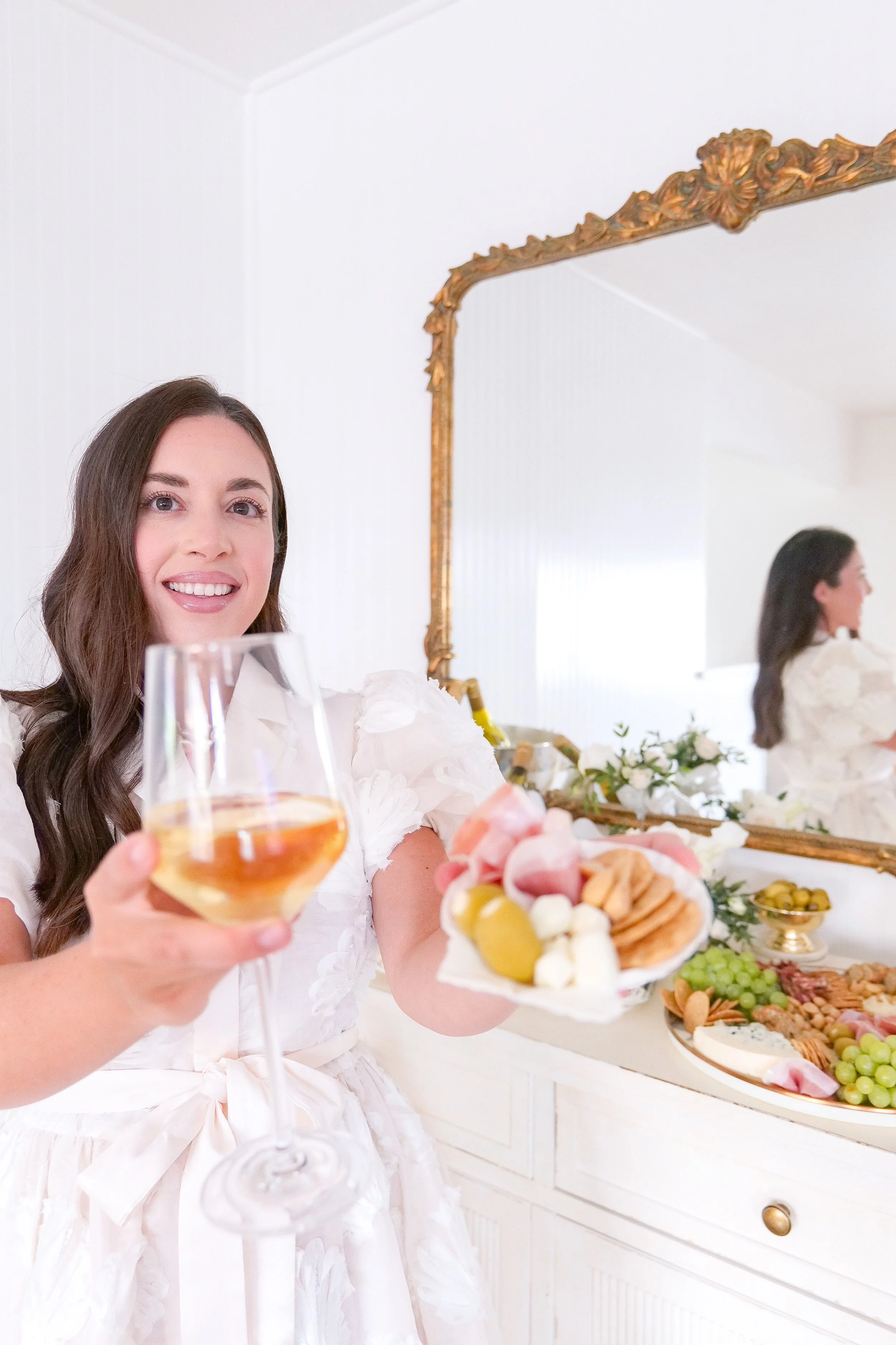 Chic summer wine night outfit perfect for coastal entertaining