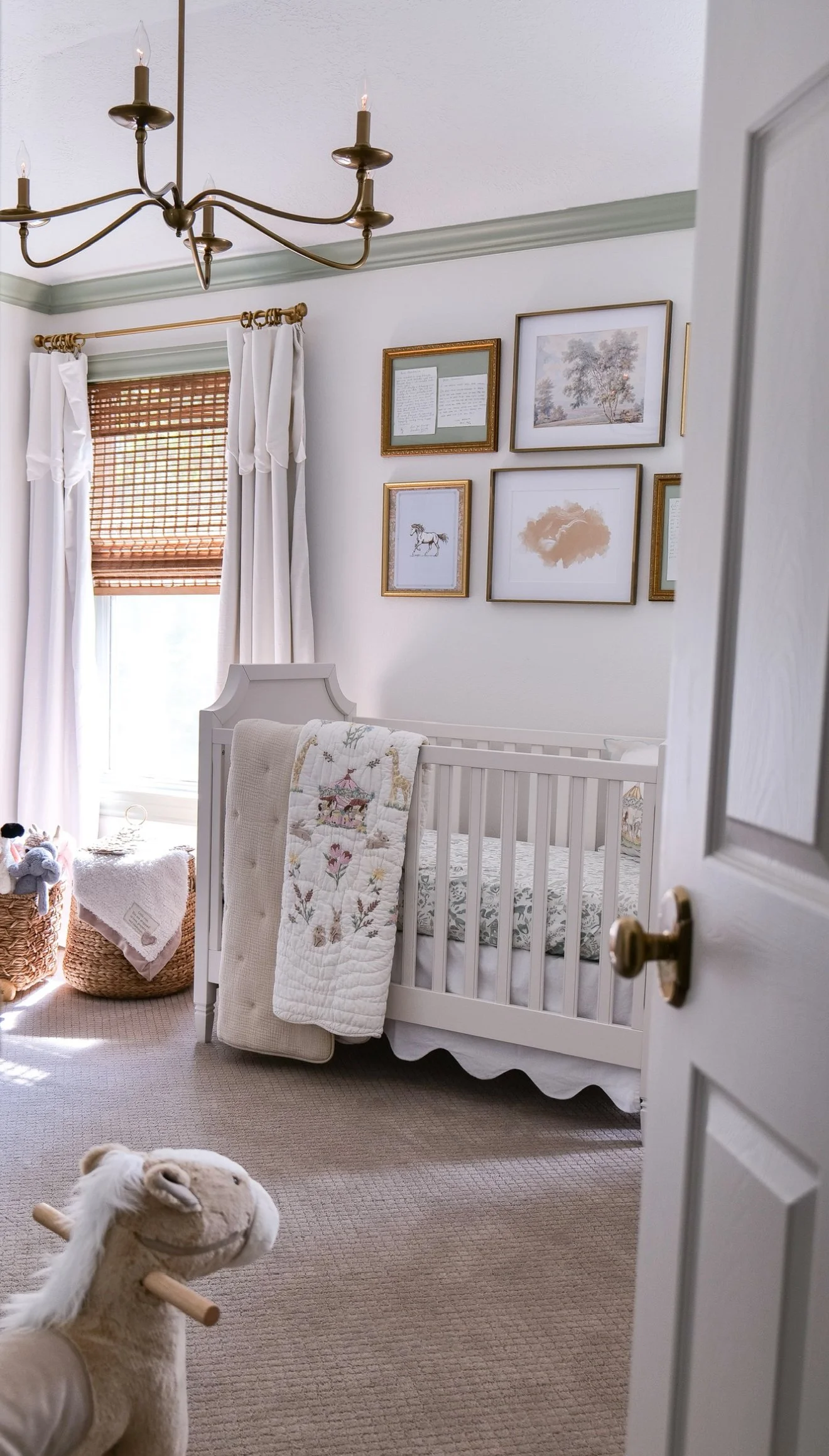 Simple builder-grade home upgrade featuring beautiful interior door knobs that make a lasting impression.