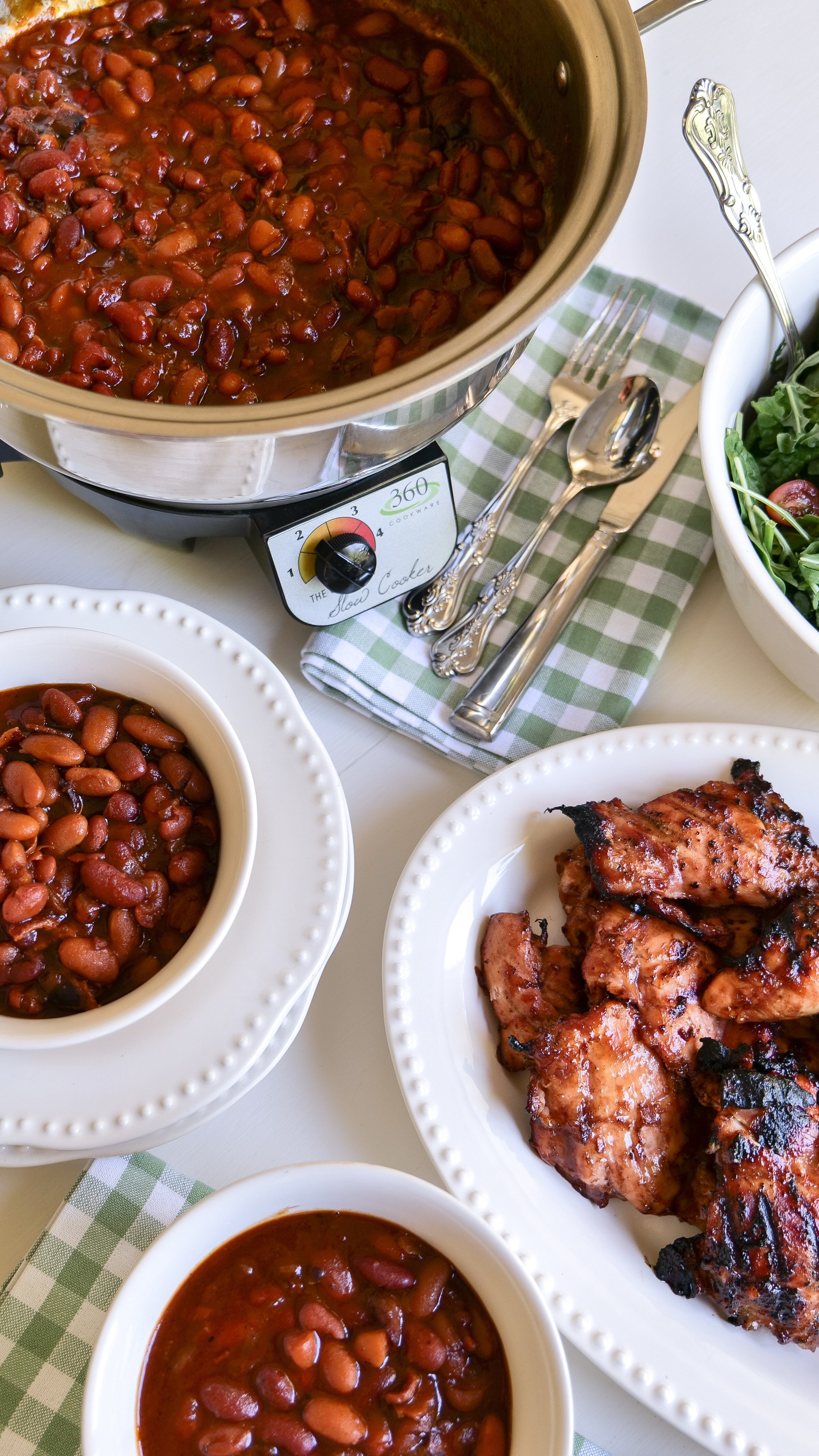 Bacon baked beans recipe perfect for football tailgates and game day parties