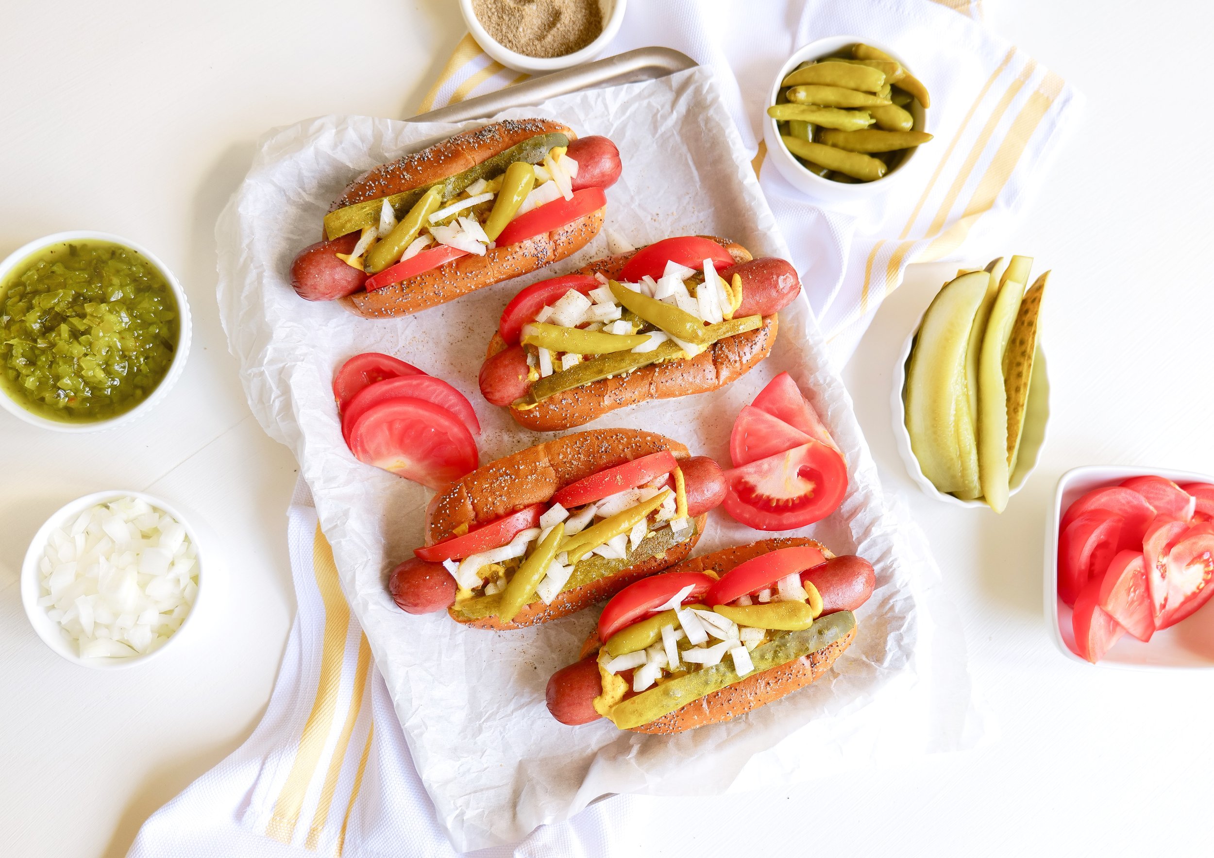Classic Chicago style hot dog recipe perfect for summer cookouts and backyard gatherings.