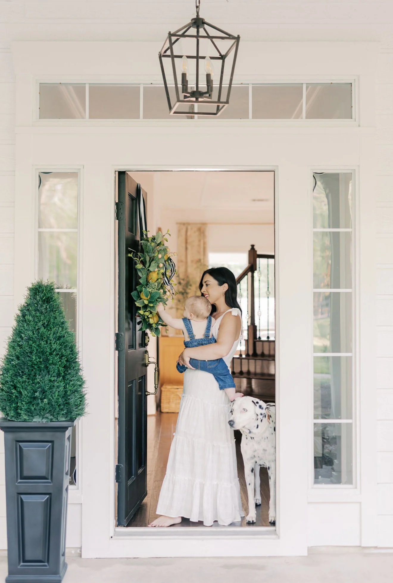 Interior design inspiration featuring upgraded door hardware in a warm, inviting home.