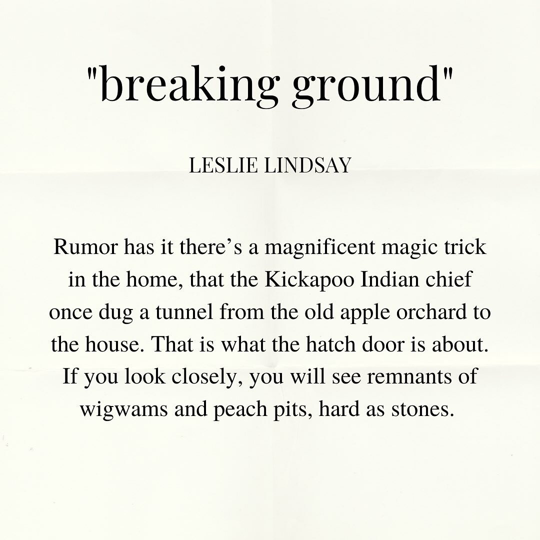 enjoy today&rsquo;s issue v excerpt from leslie lindsay&rsquo;s &ldquo;breaking ground&rdquo;. read their issue in full over at thetinyjournal.org !

#writing #author #authorsofinstagram #writersofinstagram #authorsofig #authorsofinsta #writers #writ