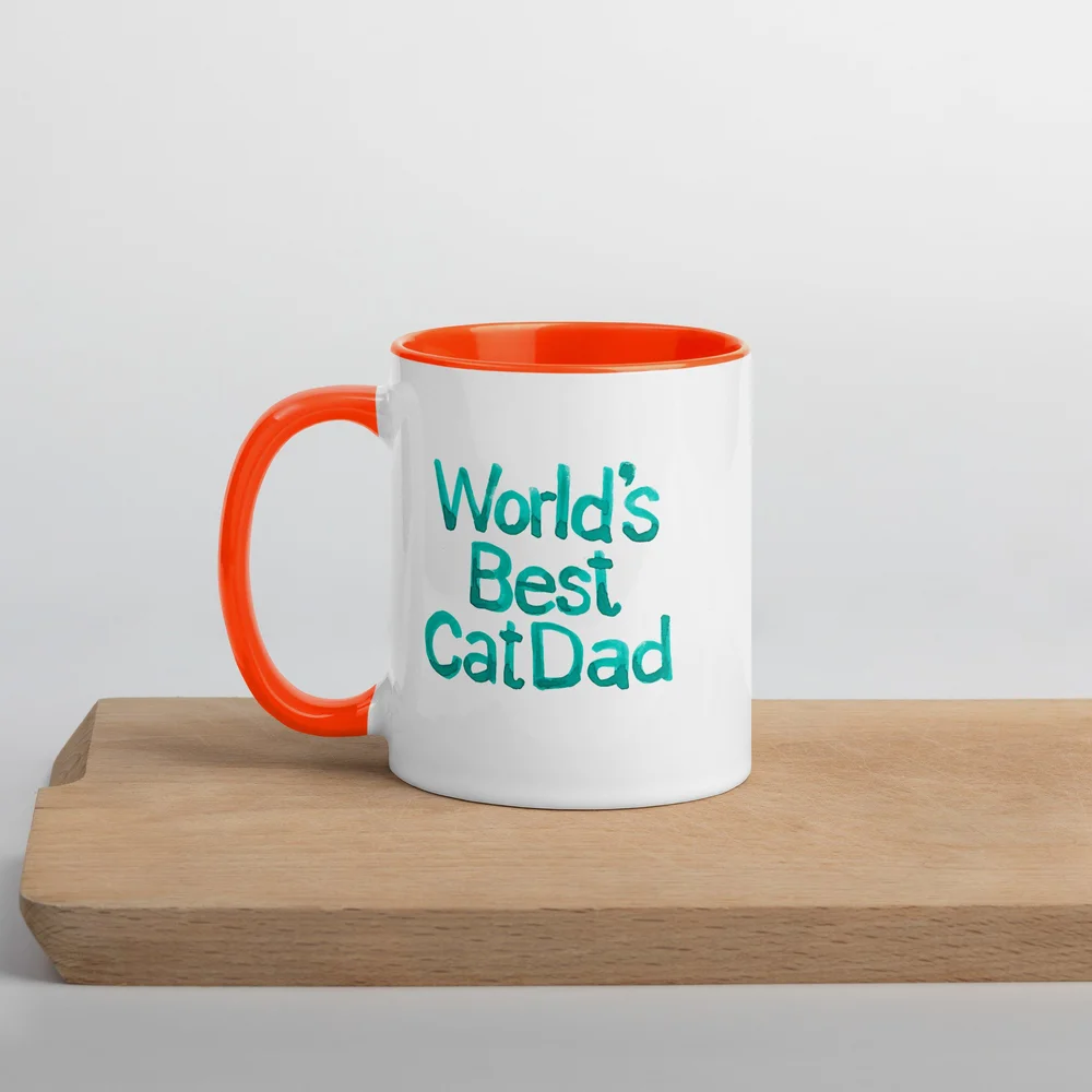 World's Best Cat Dad mug — ashlyn anstee