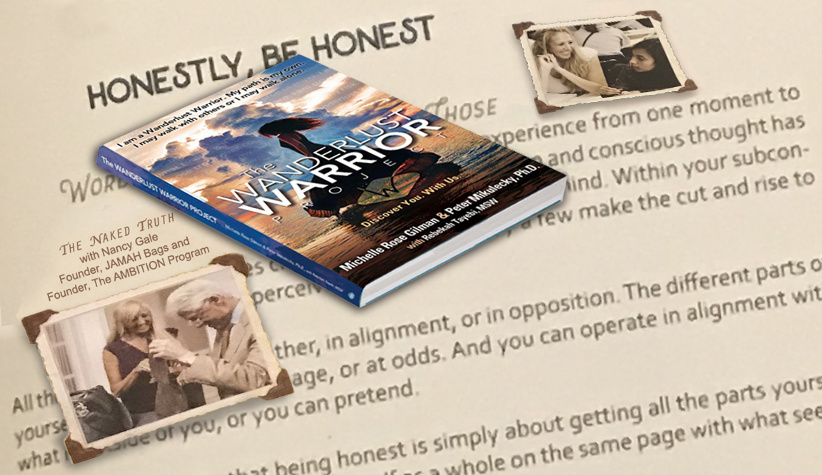 Each chapter of The Wanderlust Warrior Project contains practical, awareness-building exercises and interviews with real-life Warriors, women of prominence in diverse fields, such as entertainment, fashion, science and business, including Nancy Gale.