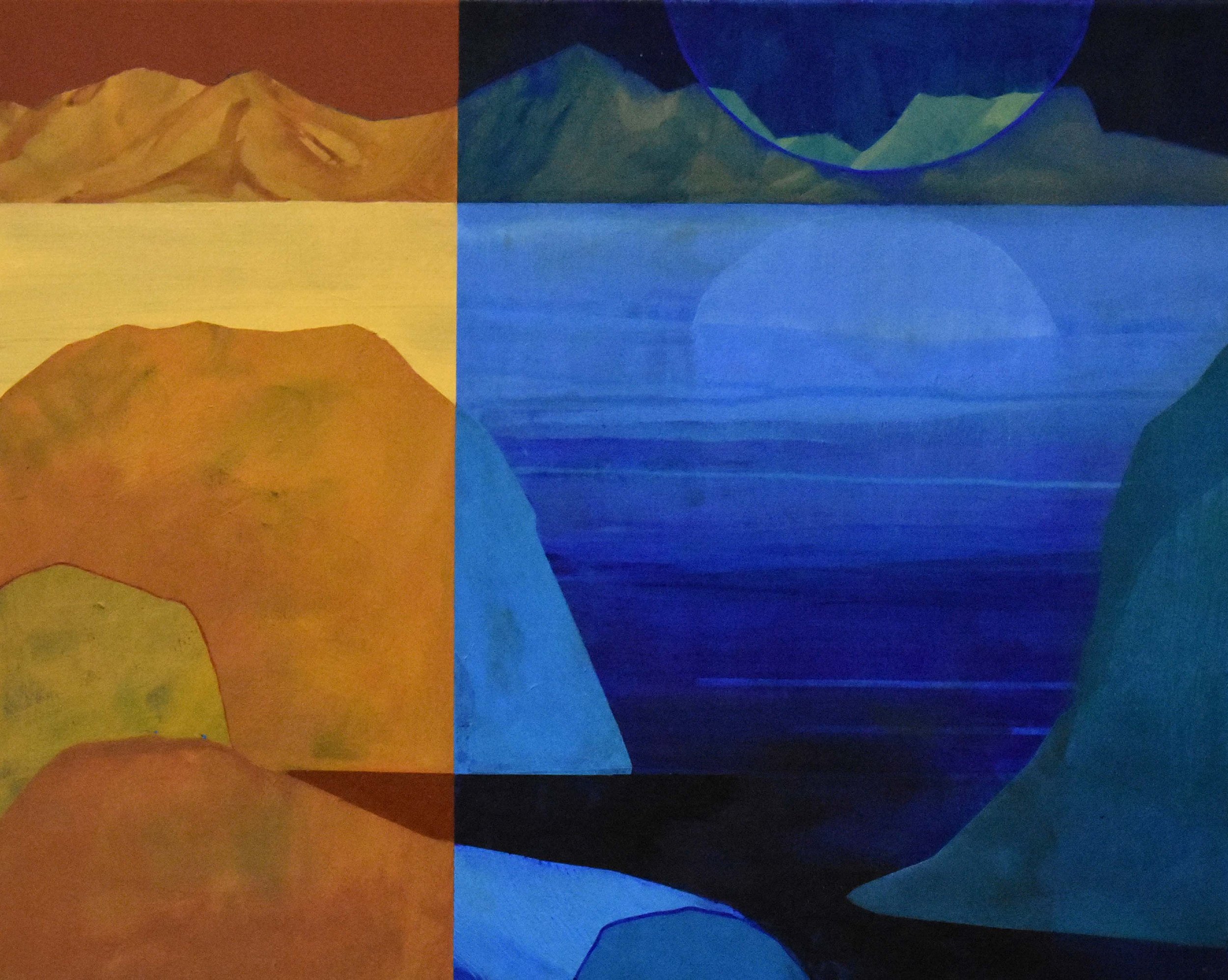 Circadian Rhythm 26"x21" Acrylic on Canvas -SOLD
