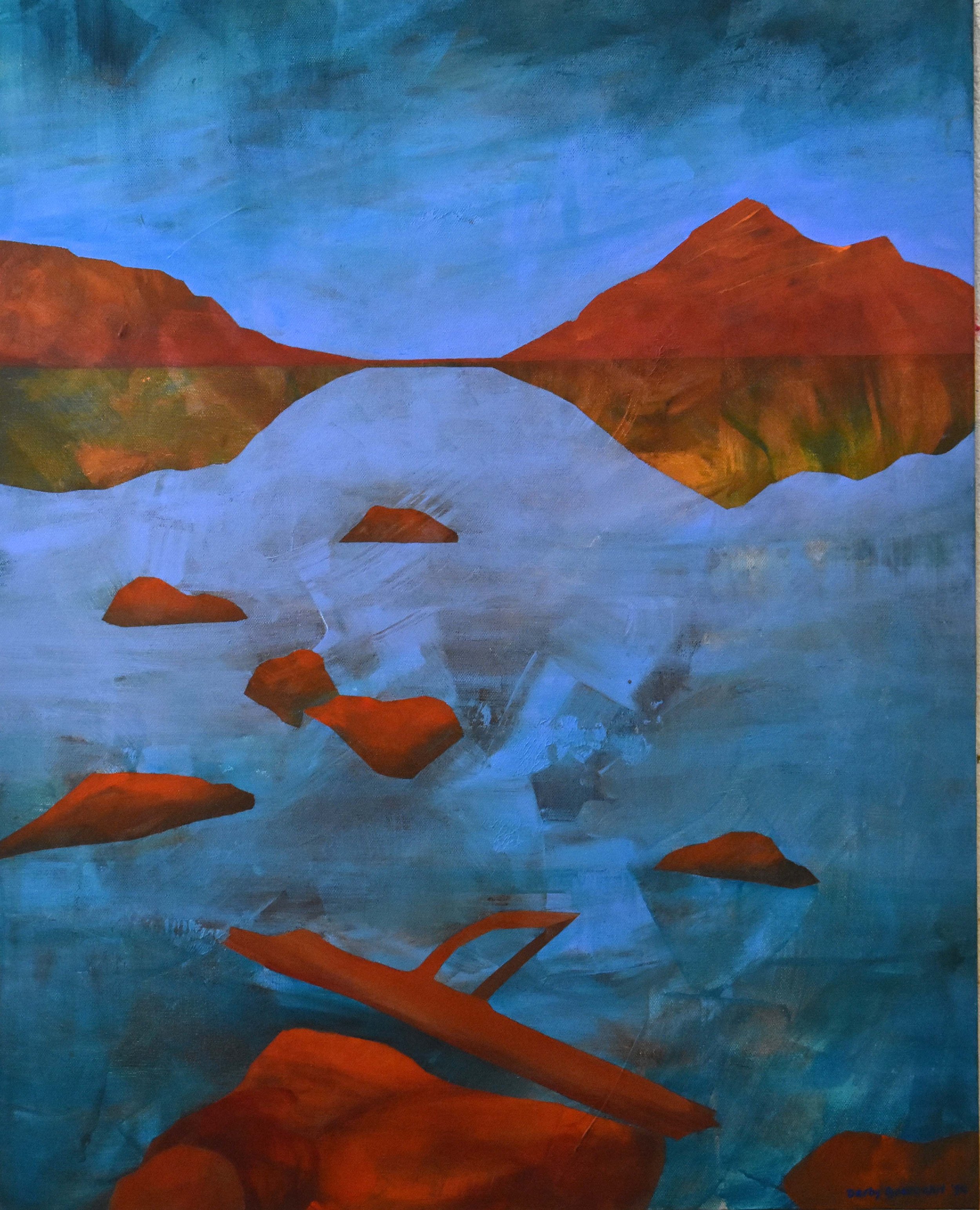 Do Not Disturb - 24" x 30" acrylic and gouache on canvas